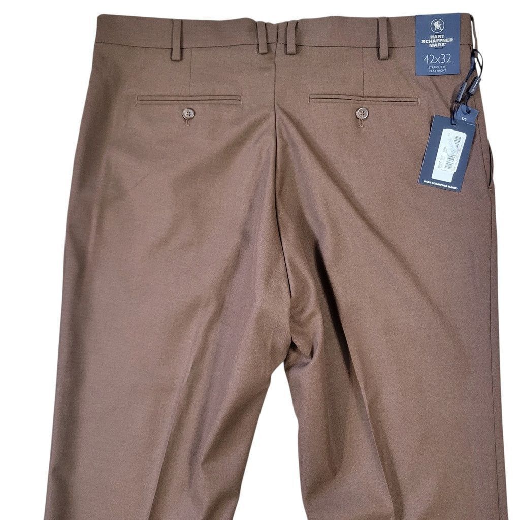 Hart Schaffner Marx Hart Schaffner Marx Vermont Stretch Waistband Straight 40/30 Size US 42 / EU 58 - 8 Thumbnail