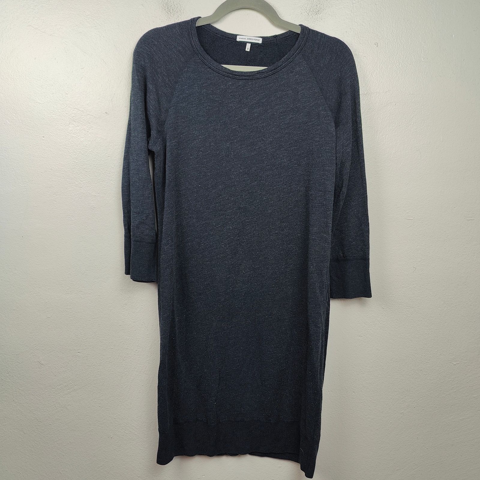 James Perse James Perse Raglan Sweatshirt Dress Womens 3 Large Black Size L / US 10 / IT 46 - 1 Thumbnail