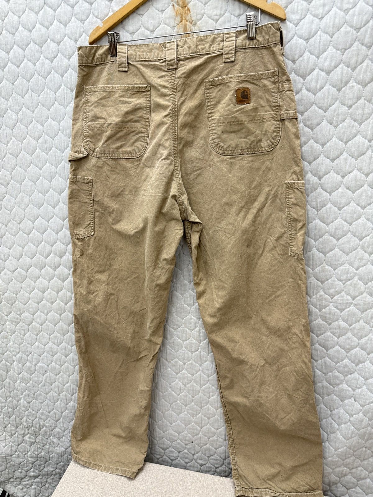 Carhartt 🔥🔥🔥STEALS VTG CARHARTT WORKERS PANTS Size US 37 - 3 Thumbnail