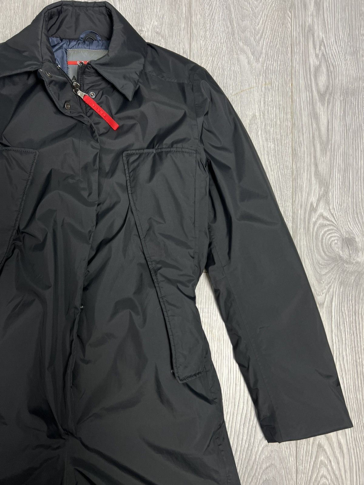 Prada Prada Linea Rossa Black Insulated Nylon Jumpsuit Ski Overall Size US 32 / EU 48 - 9 Thumbnail
