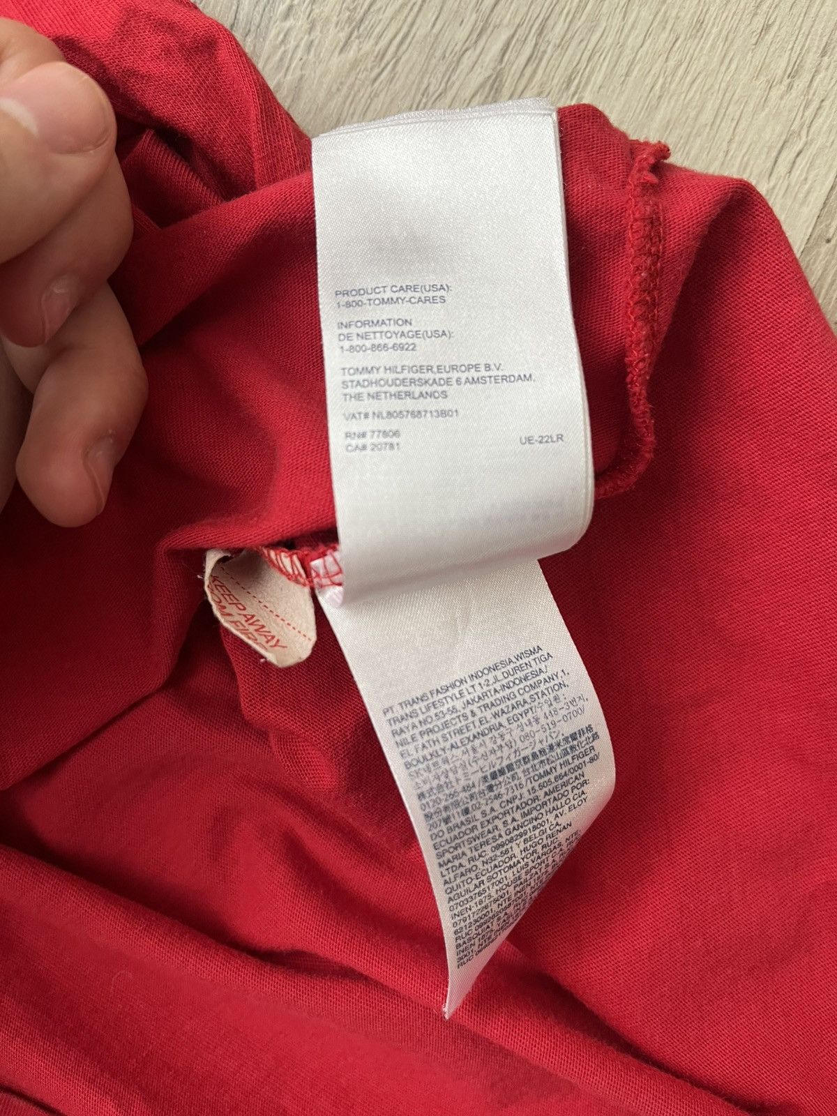 Tommy Hilfiger Tommy Hilfiger T-Shirt Red Size US M / EU 48-50 / 2 - 6 Thumbnail