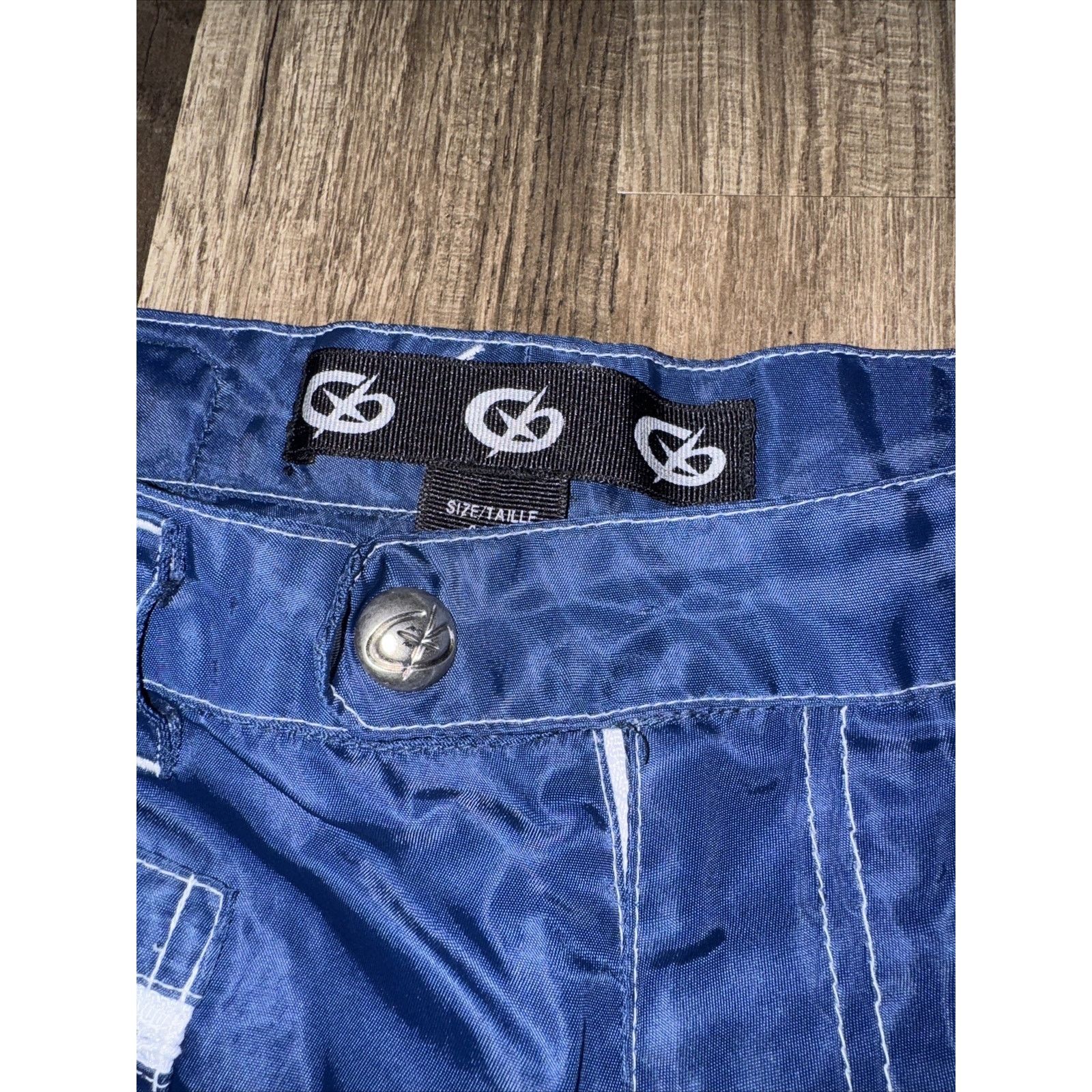 G-Star Y2K G Star Women’s Shorts Blue Nylon With Zippers Size 28 Size 28" / US 6 / IT 42 - 3 Thumbnail