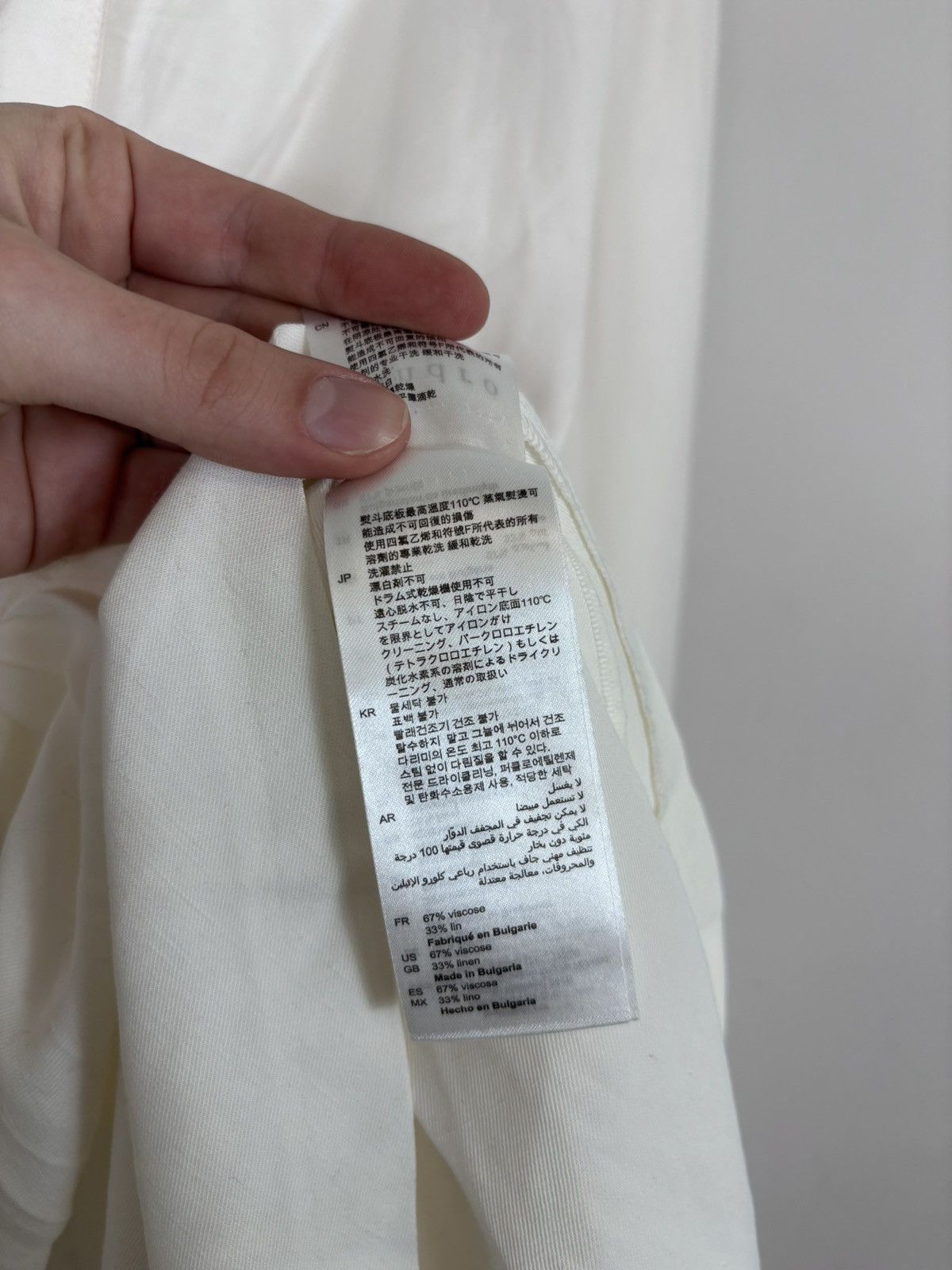 Sandro Sandro Paris Celia NWT Women’s White Ecru Linen Dress Size XS / US 0-2 / IT 36-38 - 19 Thumbnail