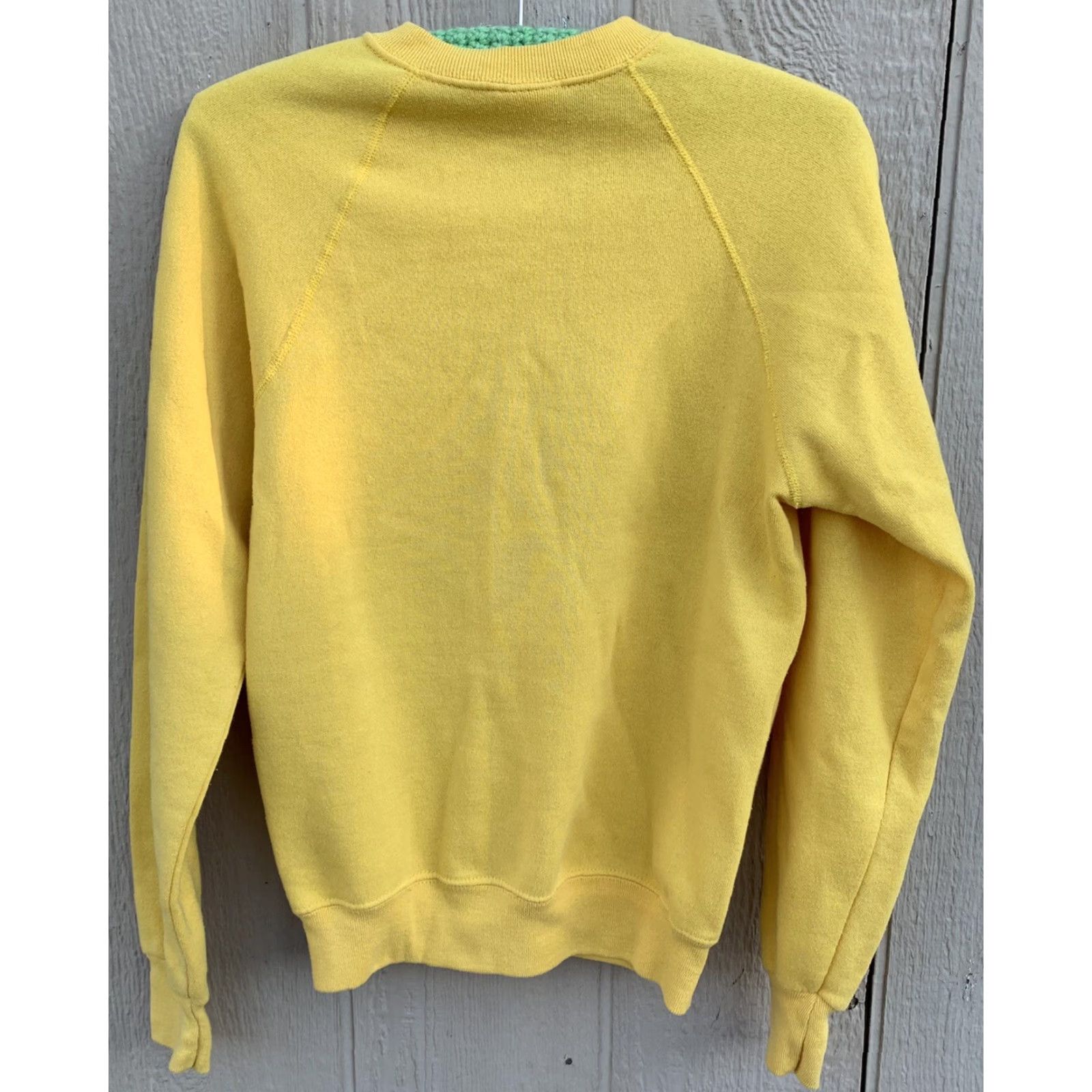 Lee VINTAGE Lee Sweatshirt Reindeer Christmas Yellow M Men Crew Neck Long Sleeve Graphic Print Pullover Raglan 80s 90s Holiday Art Size US M / EU 48-50 / 2 - 3 Thumbnail