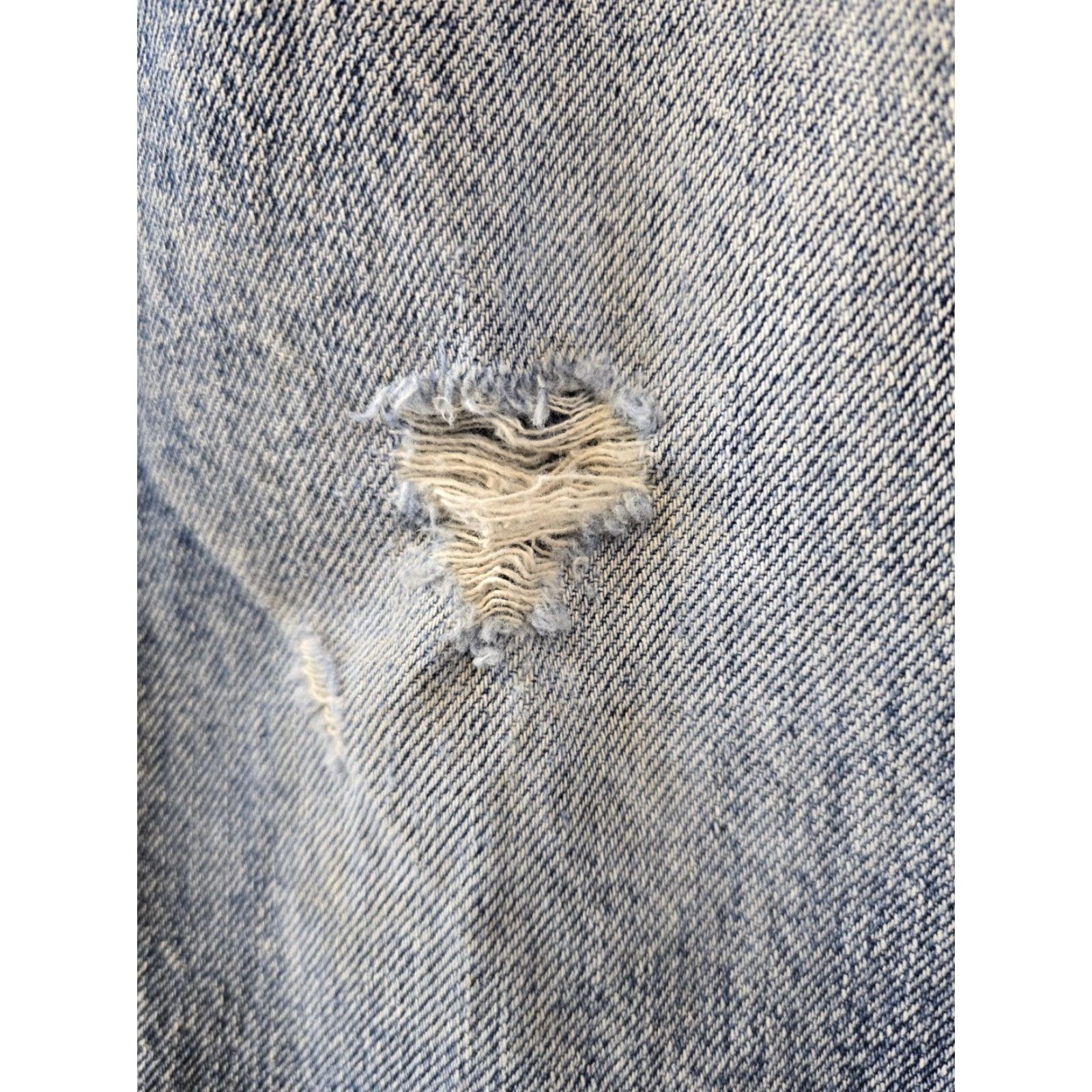 Dickies Dickies Jeans - Women - 36x31 - 90s Blue Light Wash - Plus Size - 5-Pocket Denim - Button Zip - Inseam 31 - Straight Style - Vintage? No Size 25" / US 0 / IT 36 - 6 Thumbnail