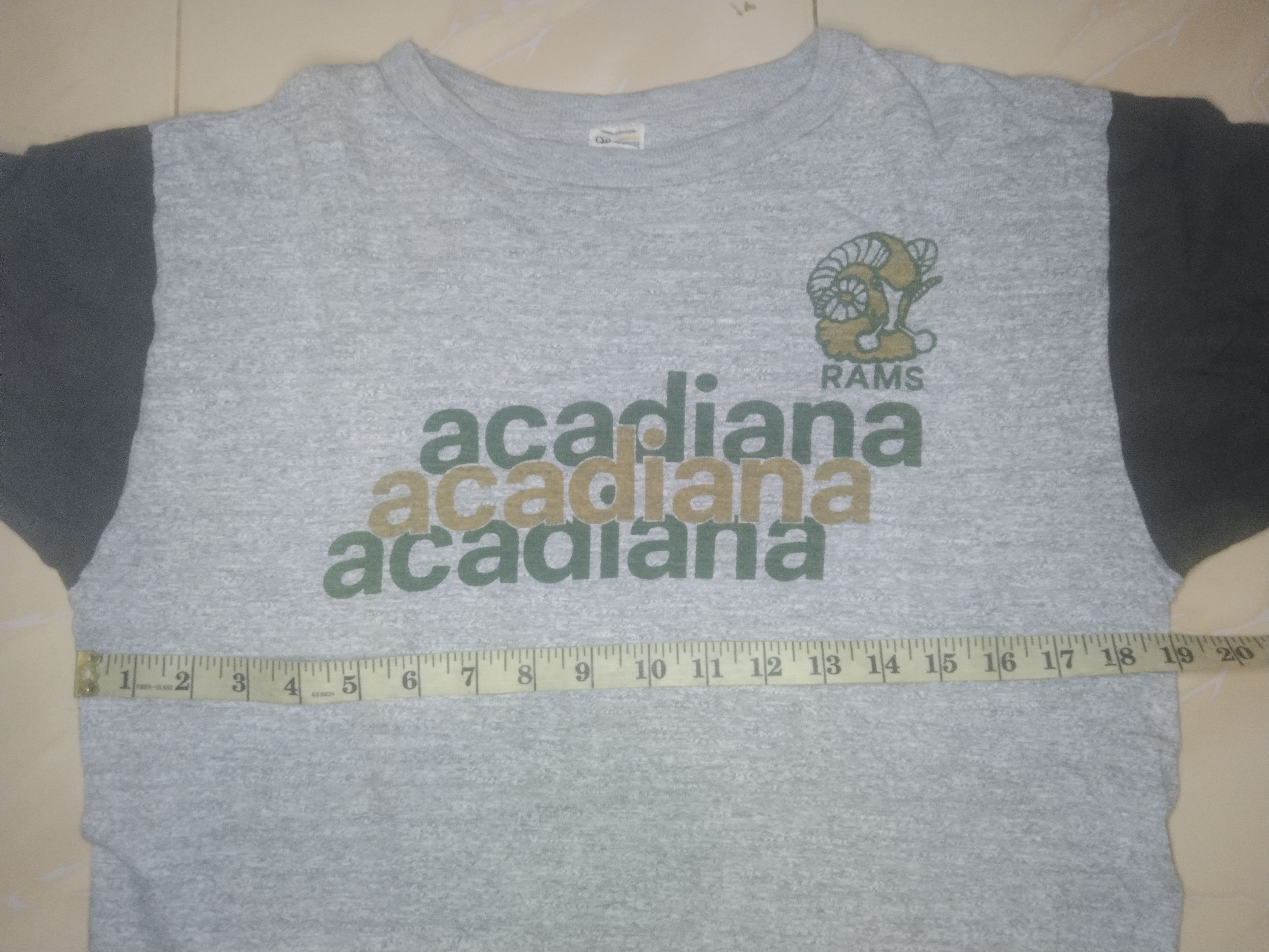 Japanese Brand × Vintage × Warehouse & Co. Vintage Warehouse Acadiana Rams 3/4 sleeve shirt Size US M / EU 48-50 / 2 - 5 Thumbnail