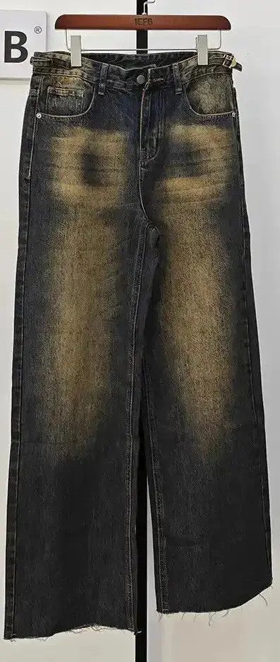 Designer × Japanese Brand × Jean Vintage Men's Burrs Jeans Size US 33 - 3 Thumbnail