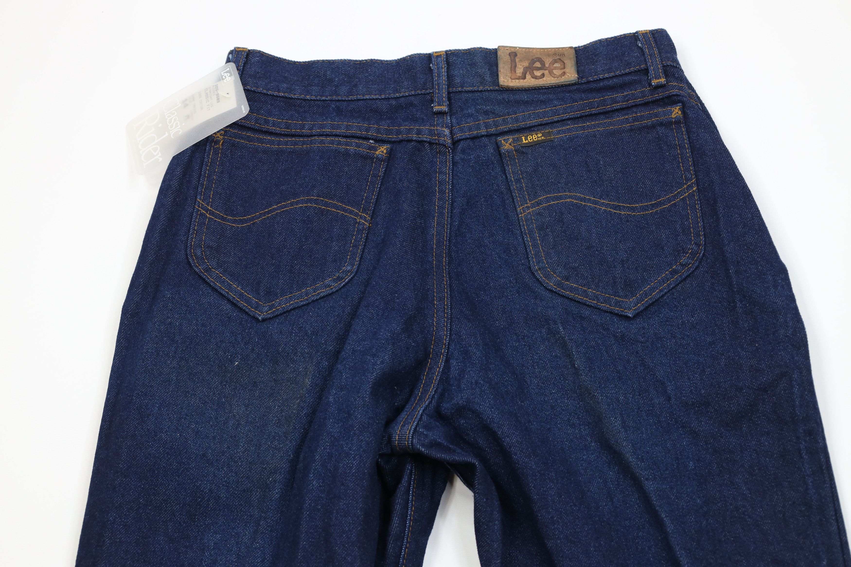Lee Deadstock Vintage 90s Lee Fit Straight Leg Jeans Indigo USA Size 36" / US 14 / IT 50 - 11 Thumbnail