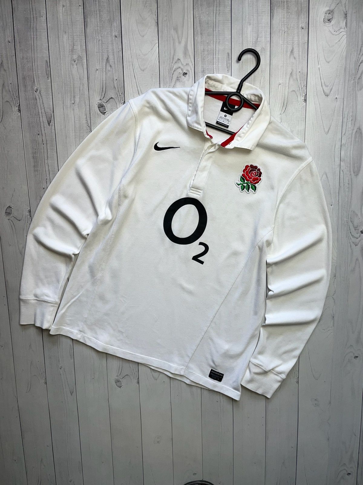 Vintage Nike England rugby jersey size M logo