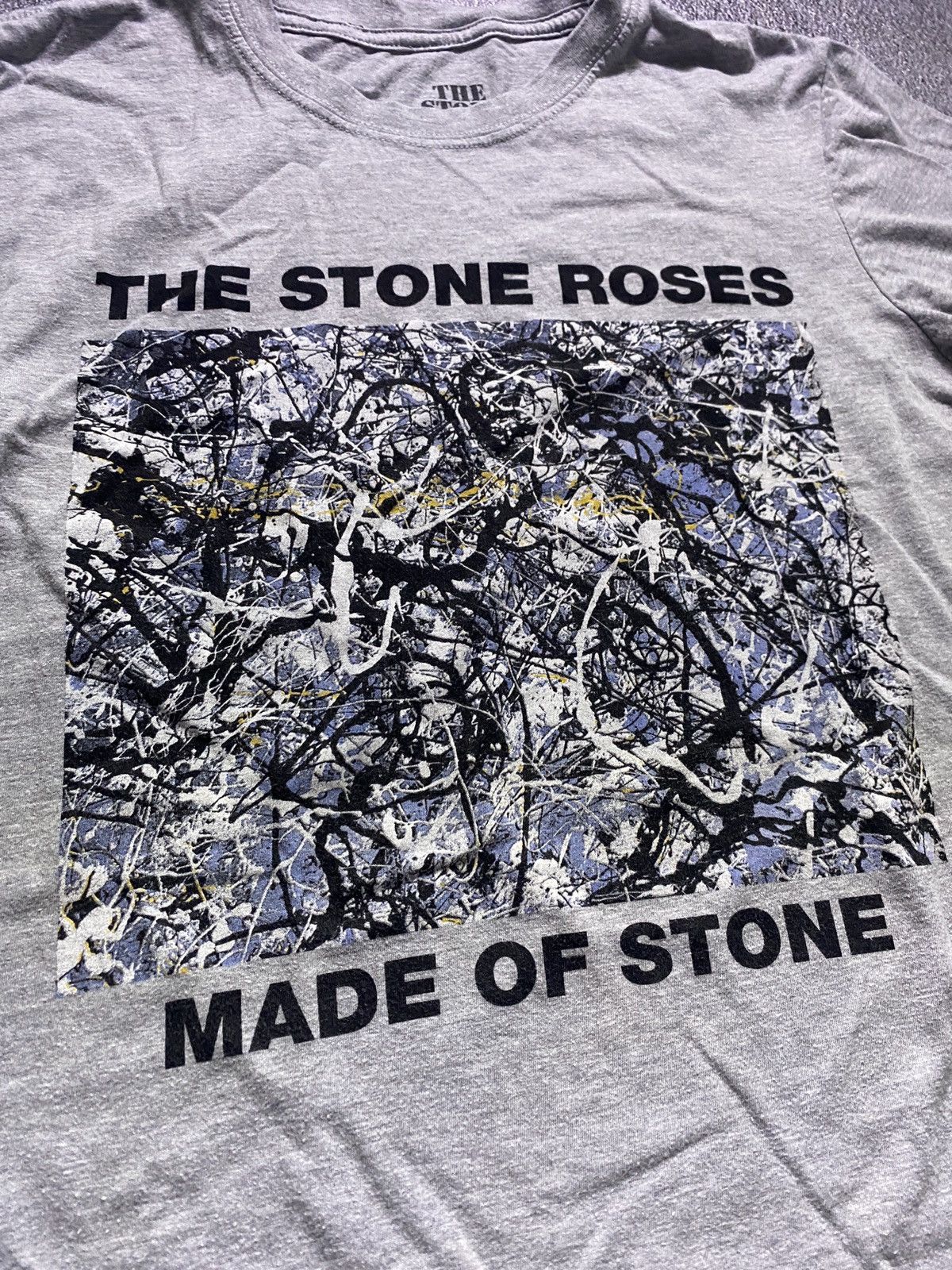 Band Tees × Stone Rose Stone Roses « Made of Stone » Gray T-Shirt Size US M / EU 48-50 / 2 - 2 Thumbnail