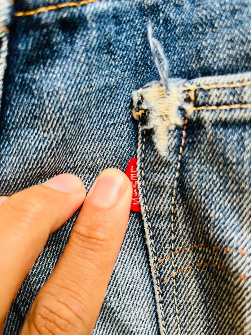 Japanese Brand × Levi's Vintage Clothing × Vintage Vintage 40s WW2 Levis Reproduction Japanese Designer Style Size US 30 / EU 46 - 12 Thumbnail
