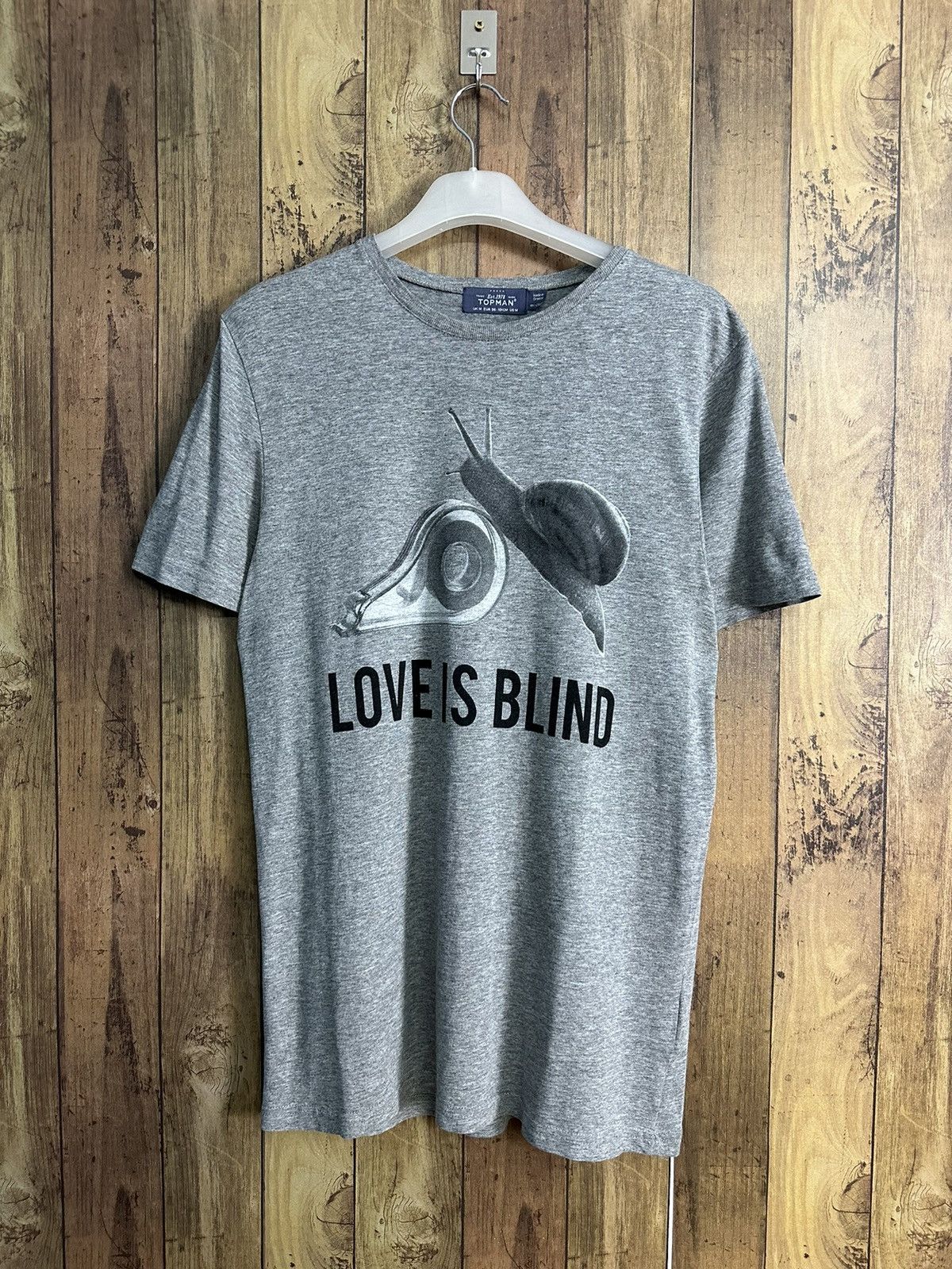 Topman Topman Love Is Blind Tshirt Made in Greece A360 Size US M / EU 48-50 / 2 - 1 Thumbnail