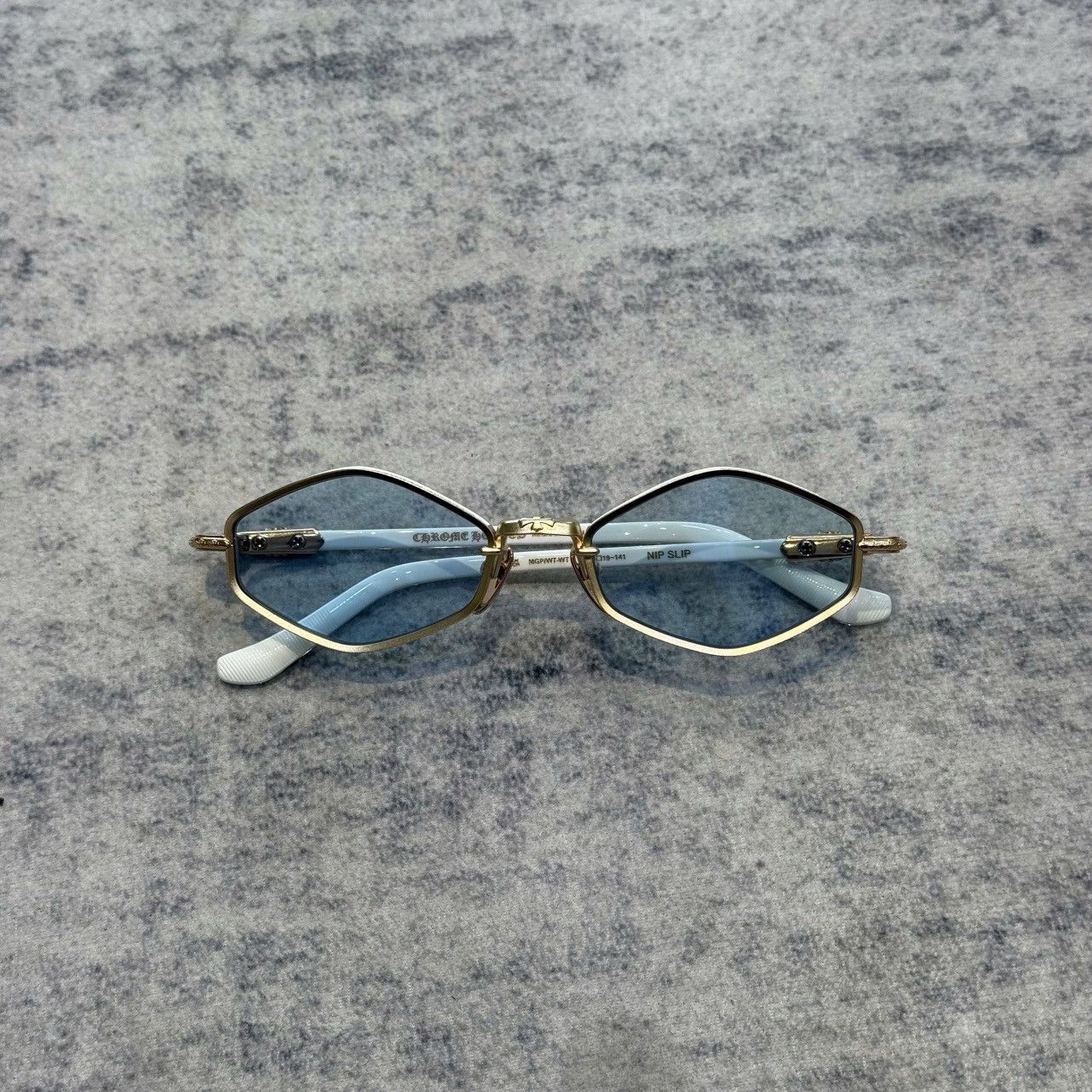 Chrome Hearts CHROME HEARTS NIP SLIP Matte Gold Plated/White-White Size ONE SIZE - 6 Thumbnail
