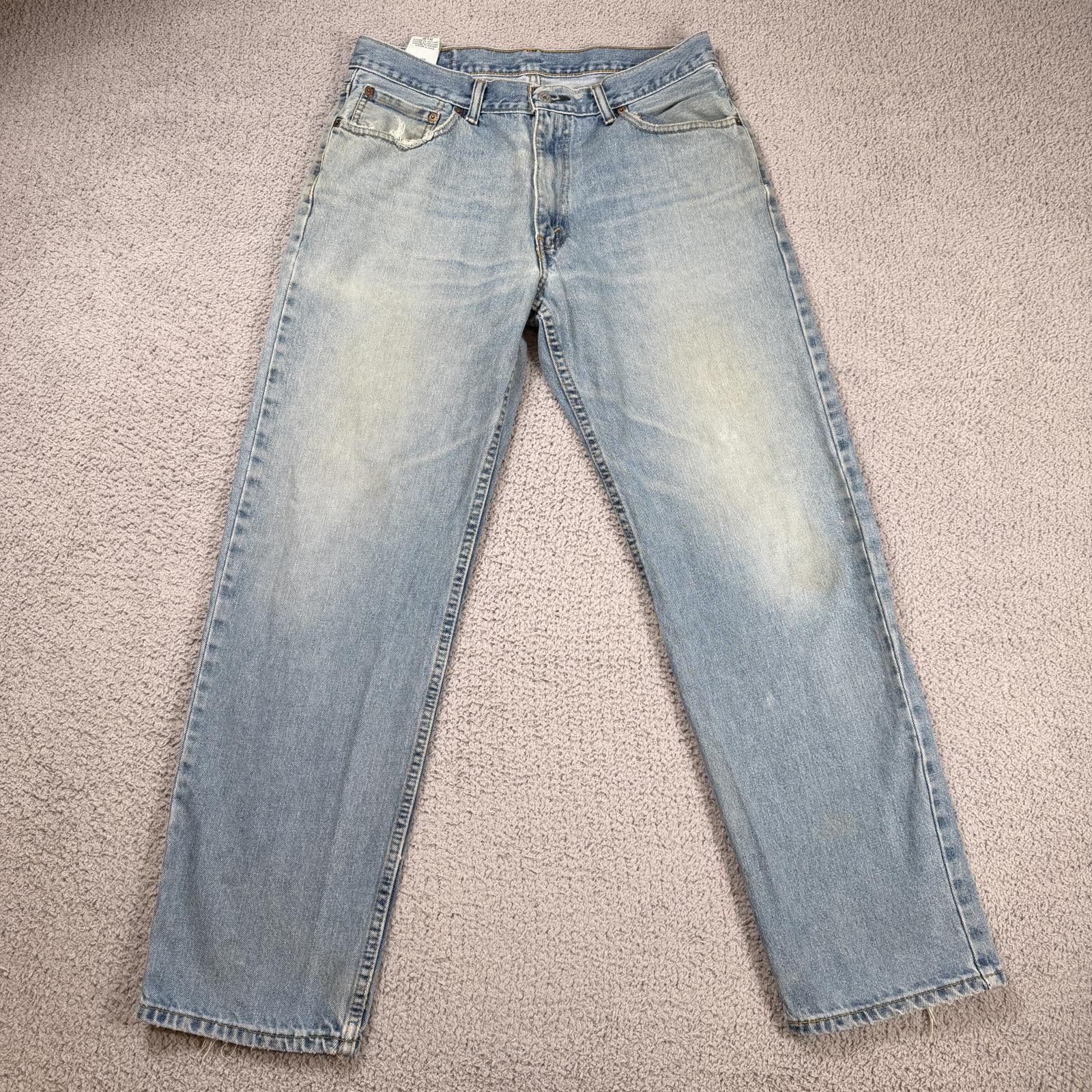 Levi's Levis 550 Relaxed Fit Jeans 34x32 Blue Light Wash Faded Size US 34 / EU 50 - 1 Thumbnail