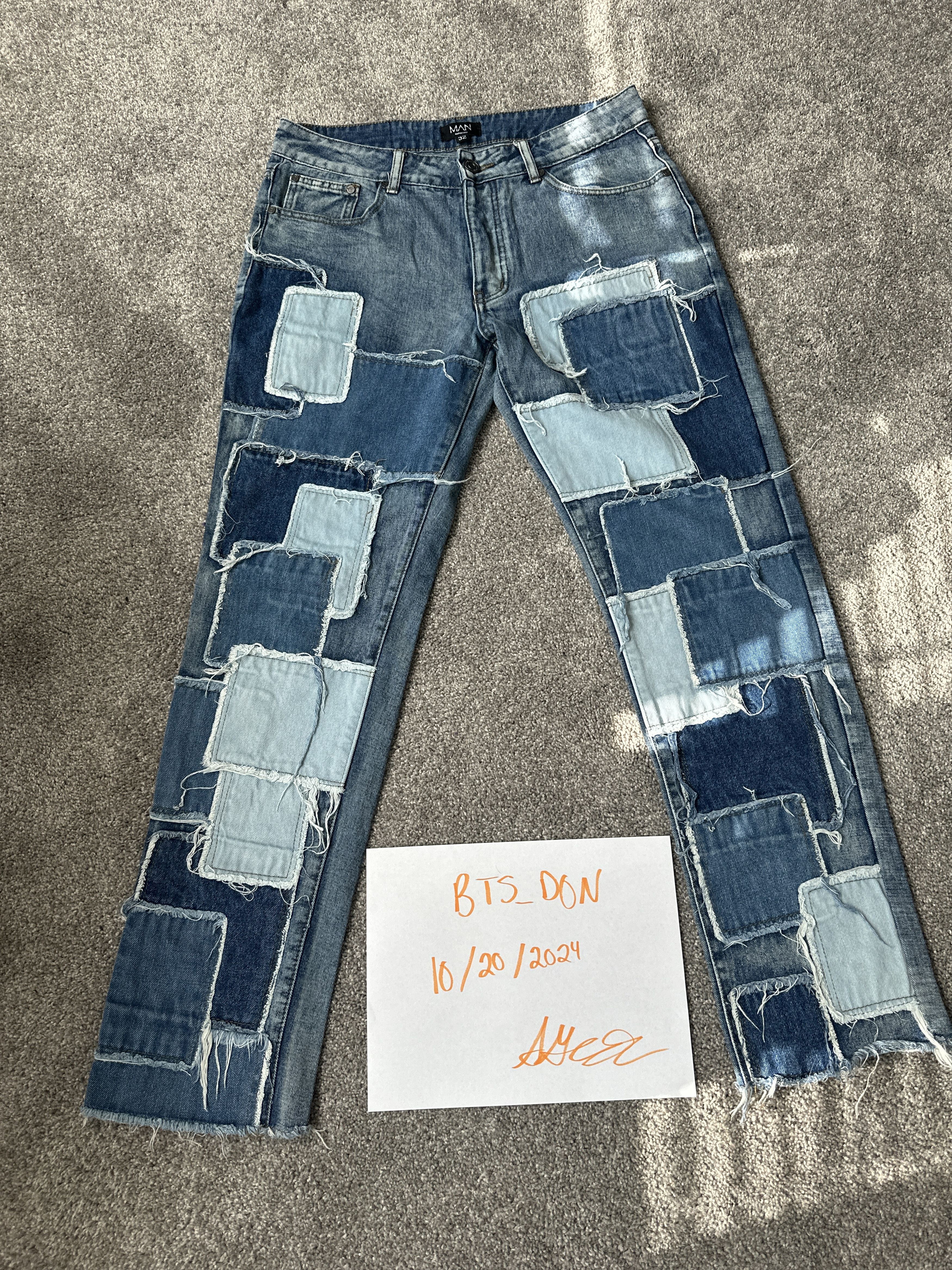 The Generic Man Multi-color Patch Denim Size US 32 / EU 48 - 1 Thumbnail