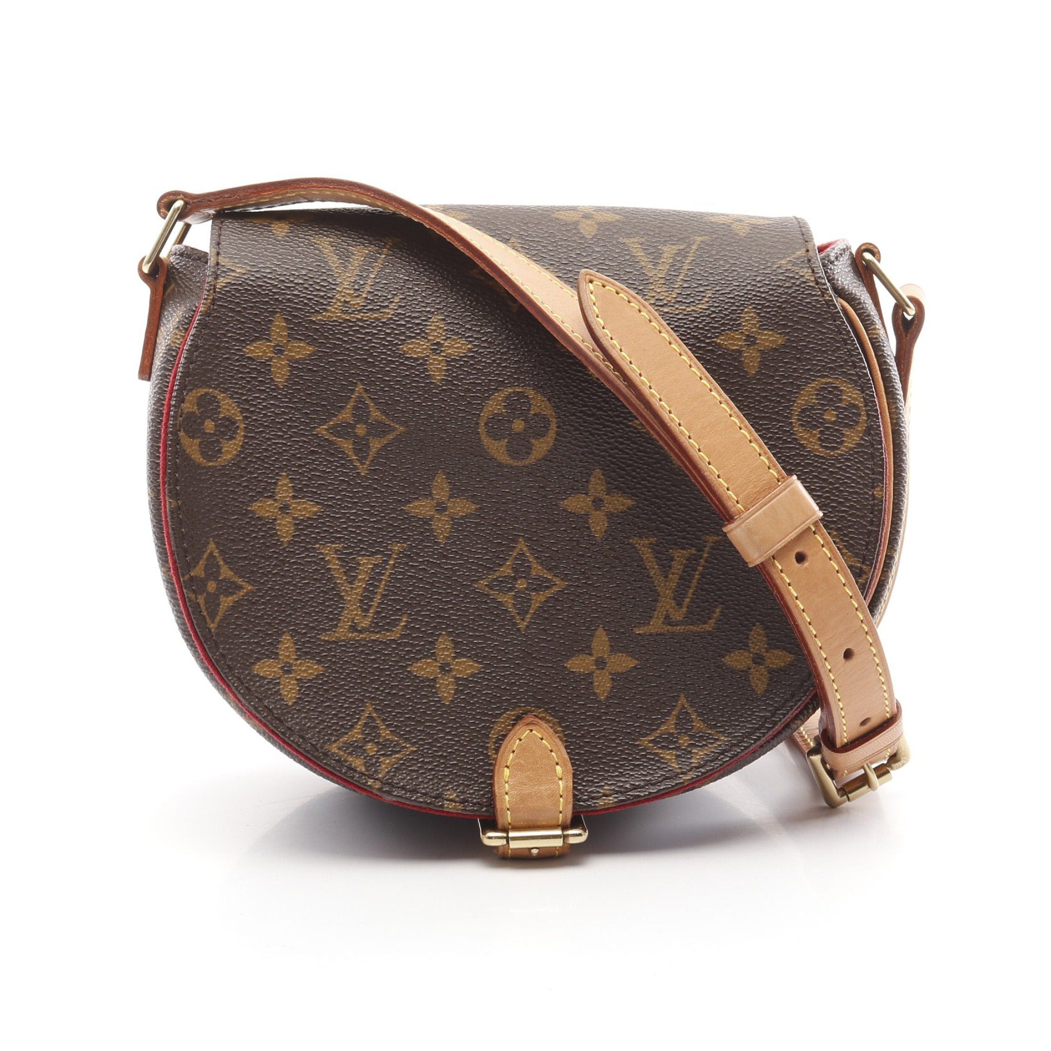 Louis Vuitton Louis Vuitton Tambourine Monogram Shoulder Bag Leather Brown Size ONE SIZE - 1 Thumbnail