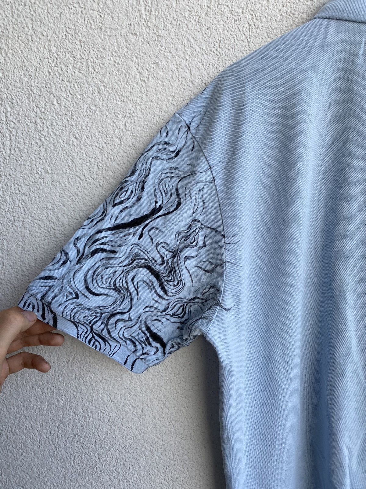 Yves Saint Laurent 1of1 YSL Polo Shirt Art Blue YSL Tee Size US L / EU 52-54 / 3 - 12 Thumbnail