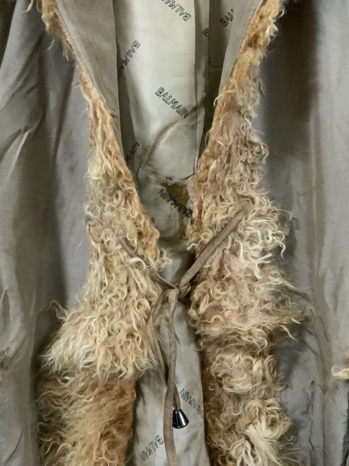 Balmain Vintage Balmain Paris Silk Mohair Fur Archive Coat Jacket Size US L / EU 52-54 / 3 - 10 Thumbnail