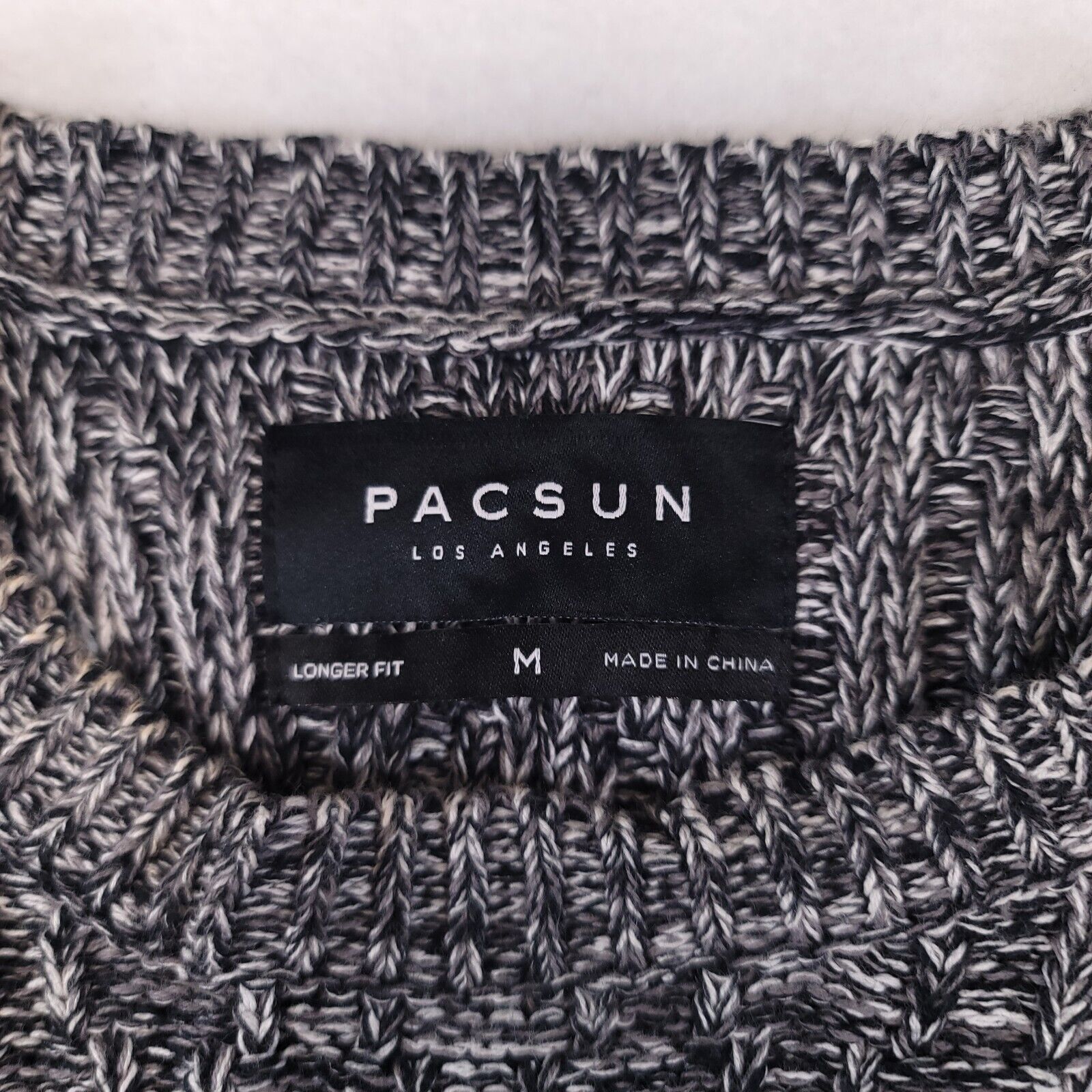 Pacsun PacSun Casual Cotton Sweater Womens Size Medium Black White Size M / US 6-8 / IT 42-44 - 3 Thumbnail