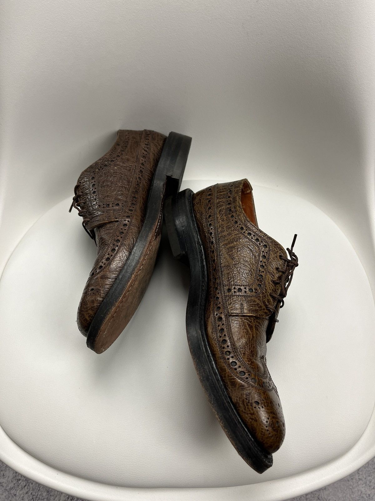 Vintage Florsheim Imperial Men\'s Brown Kenmoor Wingtip Oxford Shoes Size 6.5 Amazon.com | Florsheim Mens Kenmoor Burgundy Oxford - 6 D  main image 3