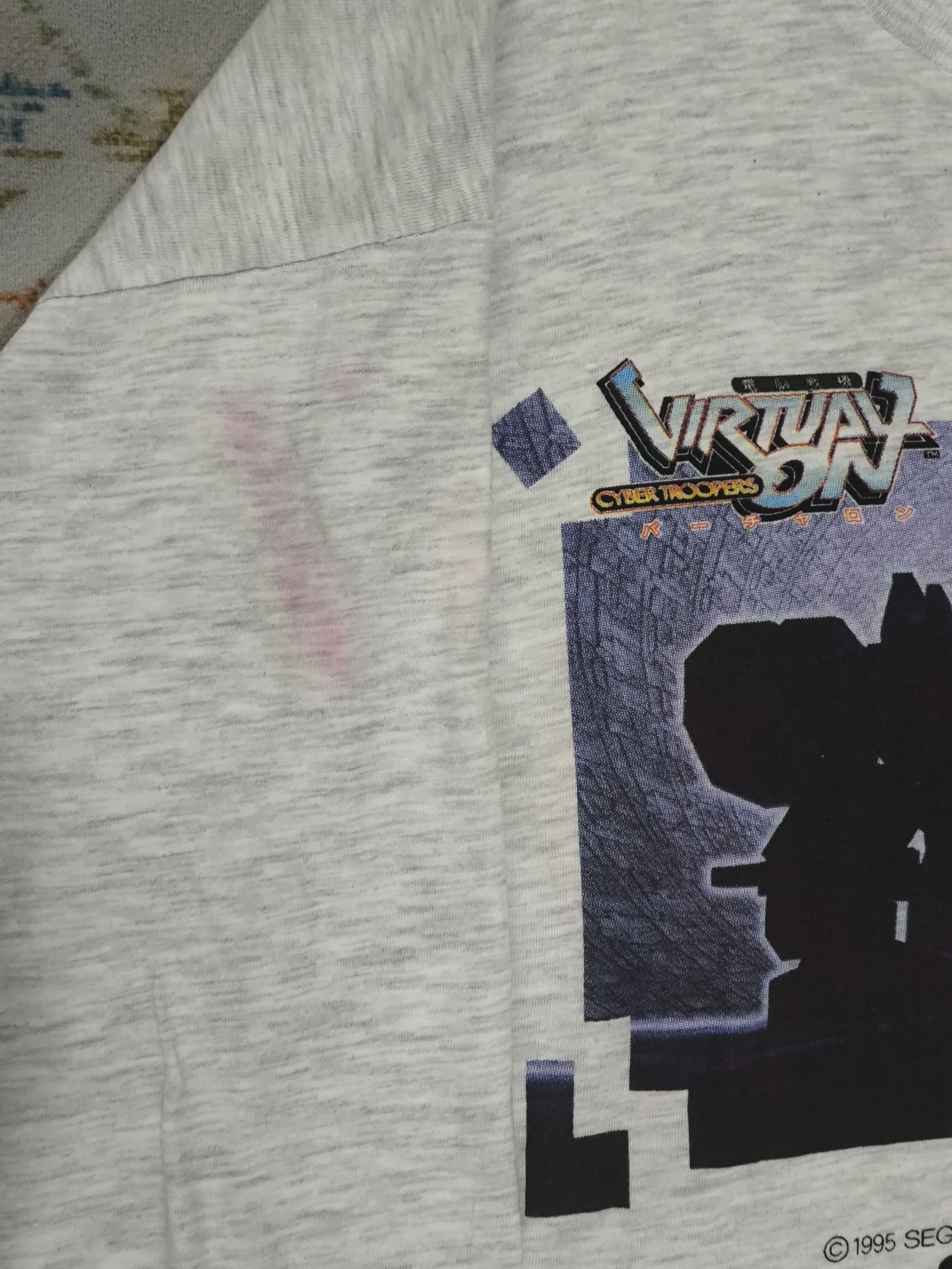 Japanese Brand Virtual On Cyber Troopers Vintage Longsleeve Promo Tee 1995 Size US L / EU 52-54 / 3 - 3 Thumbnail