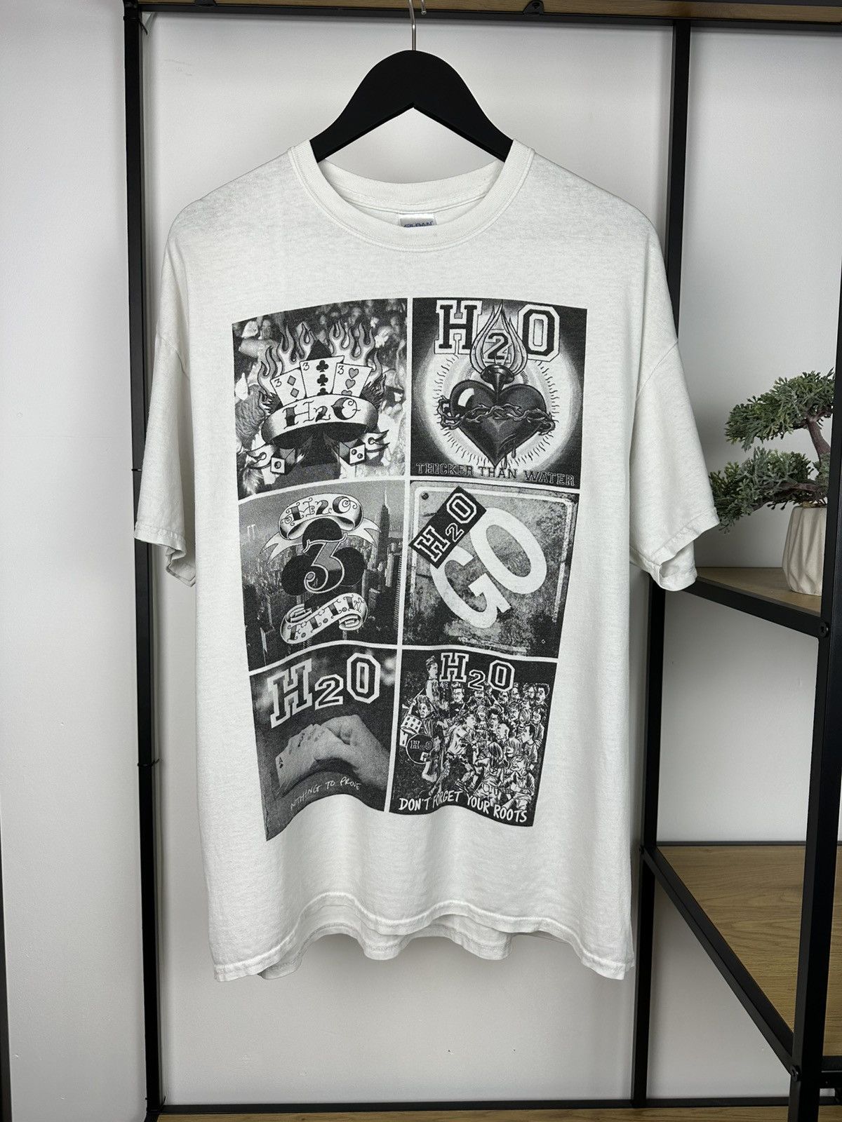 Gildan H2O Band Rock T shirt Albums Promo Punk Men’s White XL Size US XL / EU 56 / 4 - 3 Thumbnail