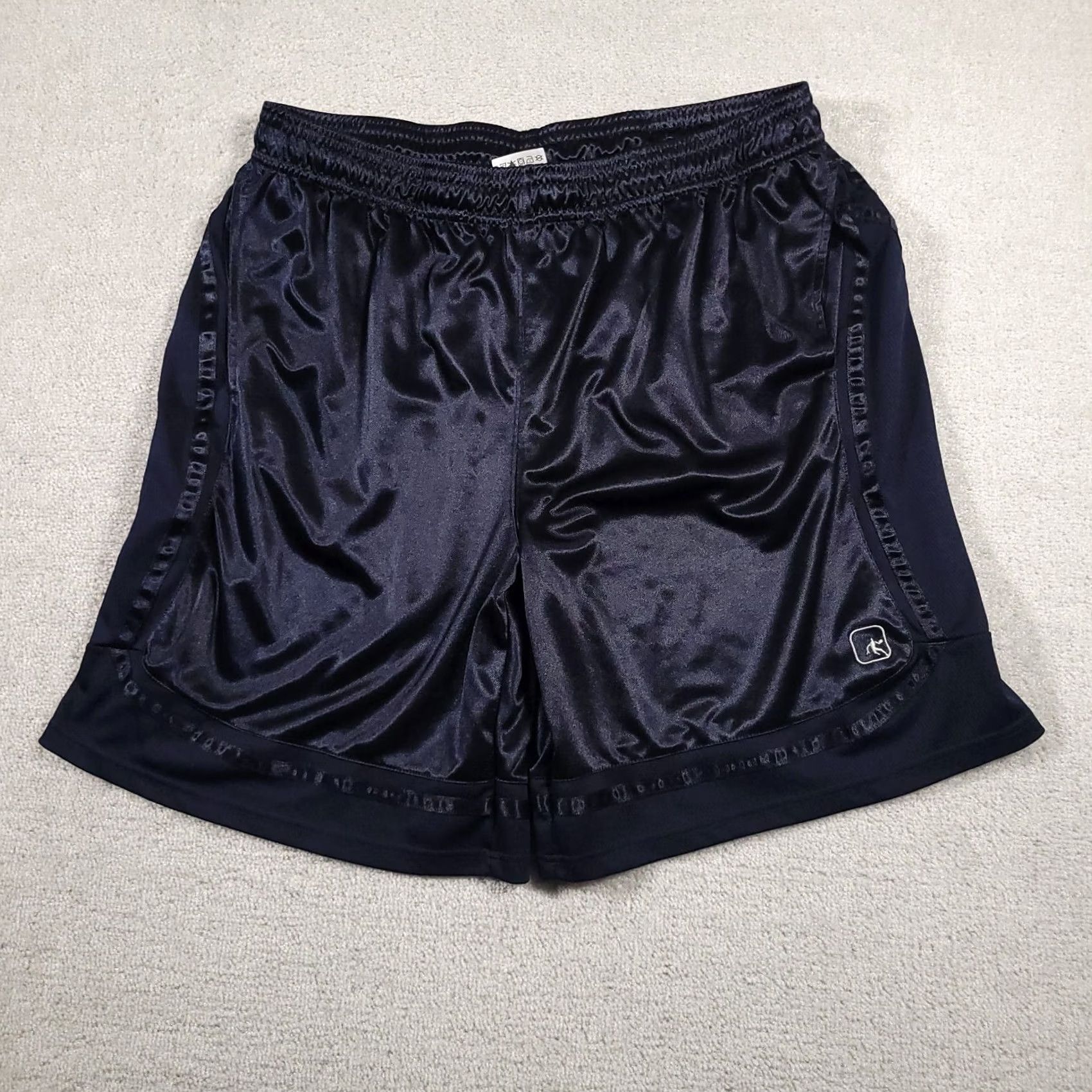 Vintage AND1 Shorts Mens 3XL Navy Blue Basketball Athletic Sport Gym Drawstring Pockets Size US 39 - 2 Thumbnail
