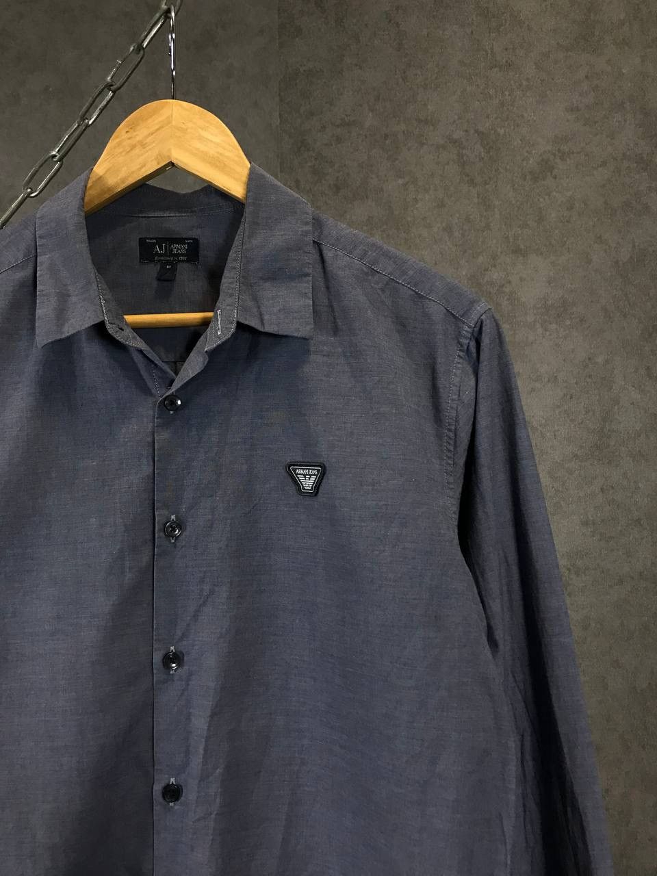 Armani Armani Jeans designer logo shirt Size US M / EU 48-50 / 2 - 2 Thumbnail