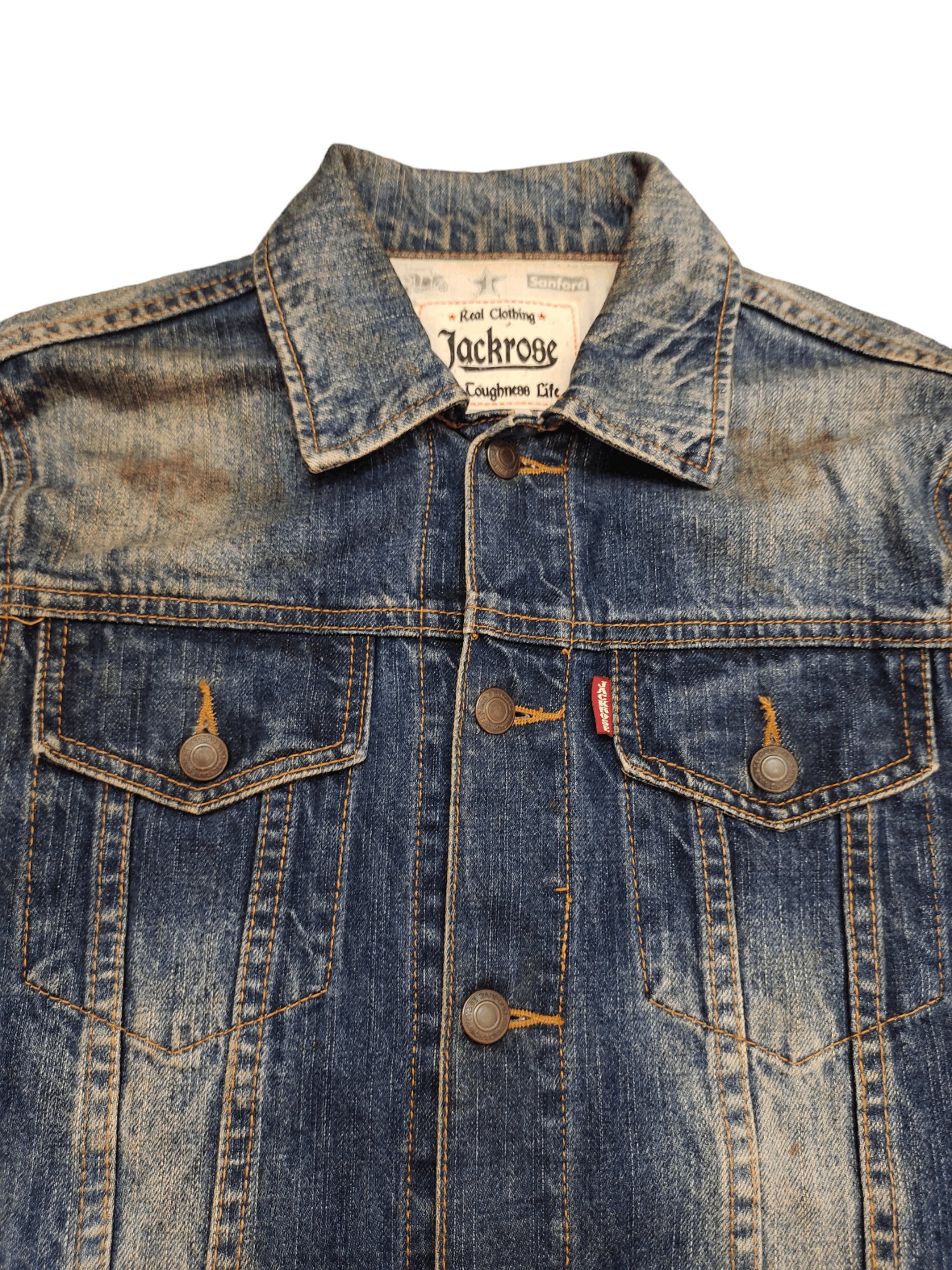 If Six Was Nine Japanese Brand Jackrose Type Three Trucker Denim Jackets Size US S / EU 44-46 / 1 - 8 Thumbnail