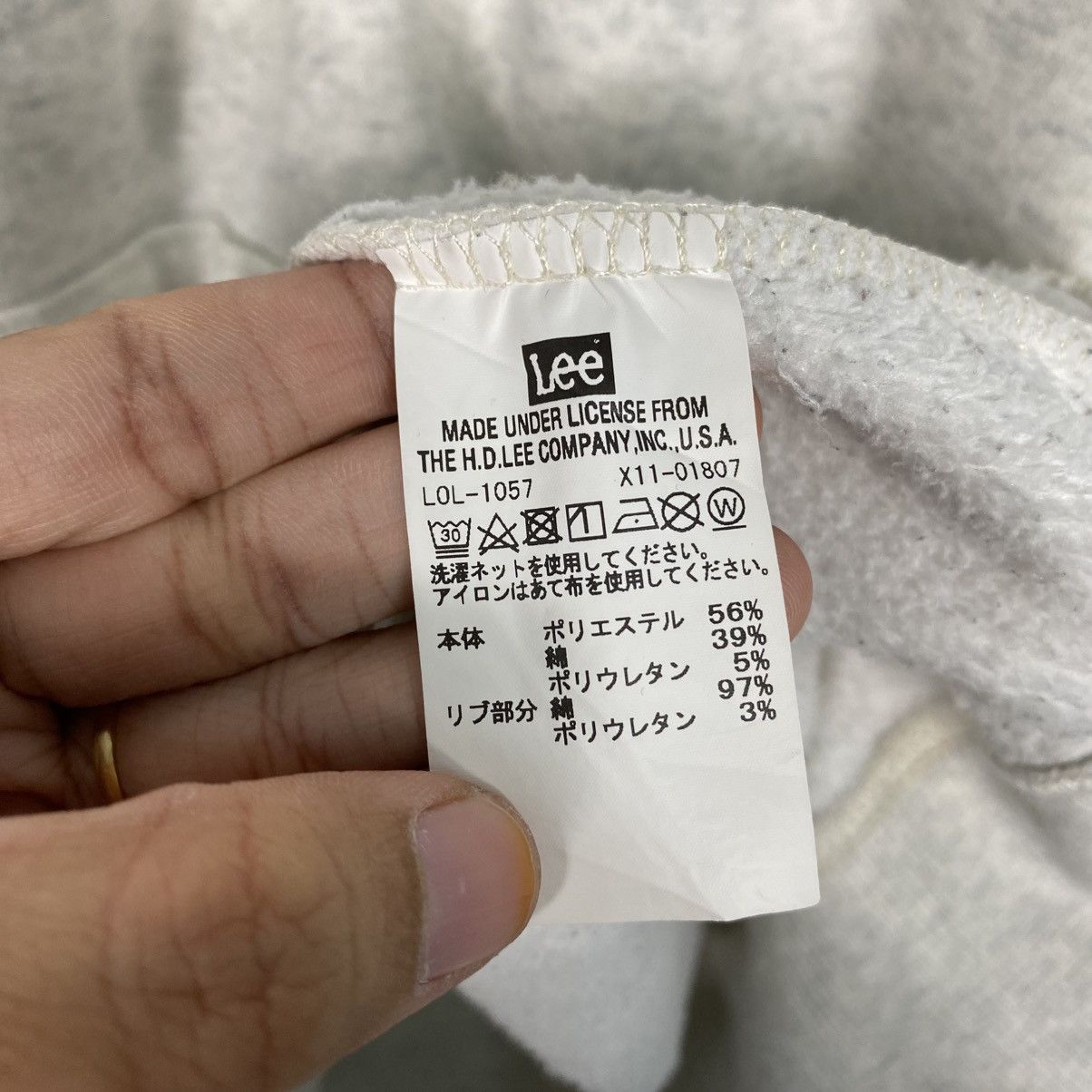 Lee 📌Vintage Hoodie Pull Over Lee Box Logo Centre Size US L / EU 52-54 / 3 - 17 Thumbnail