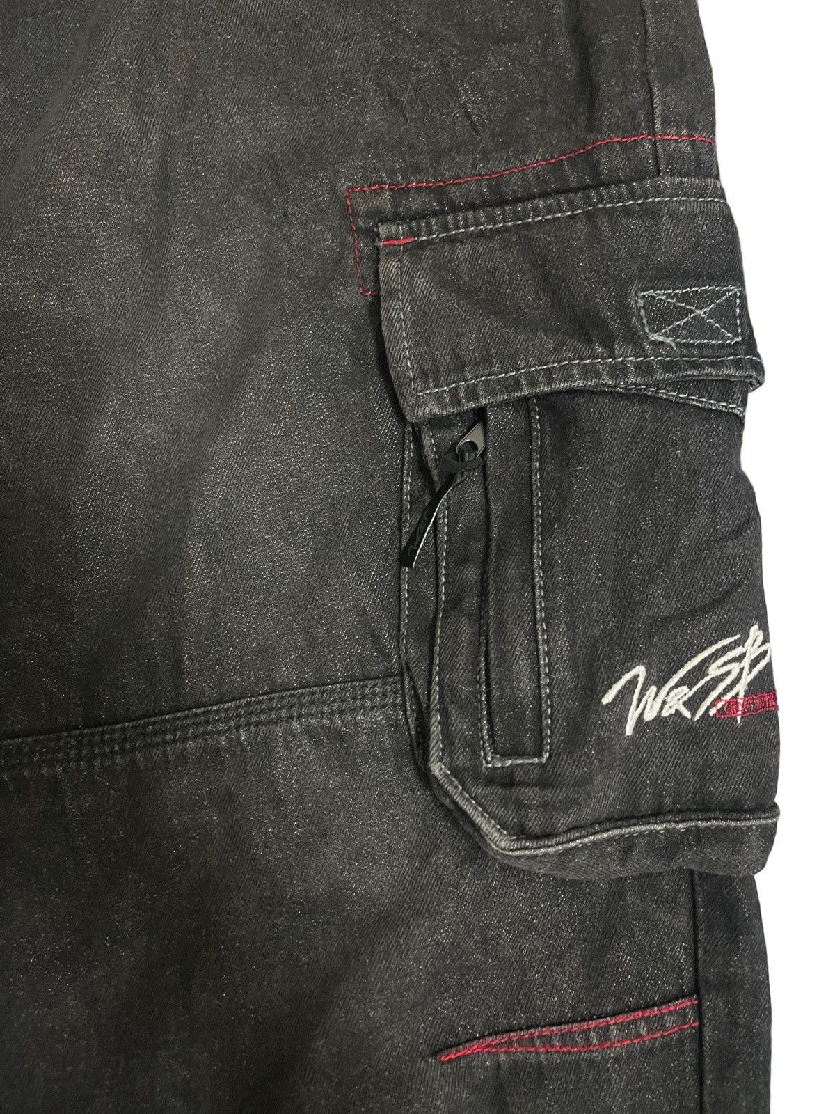 Beauty Beast × Japanese Brand × Vintage VTG Japanese Brand Workwear Baggy Cargo Skater Casual Pants Size US 35 - 4 Thumbnail