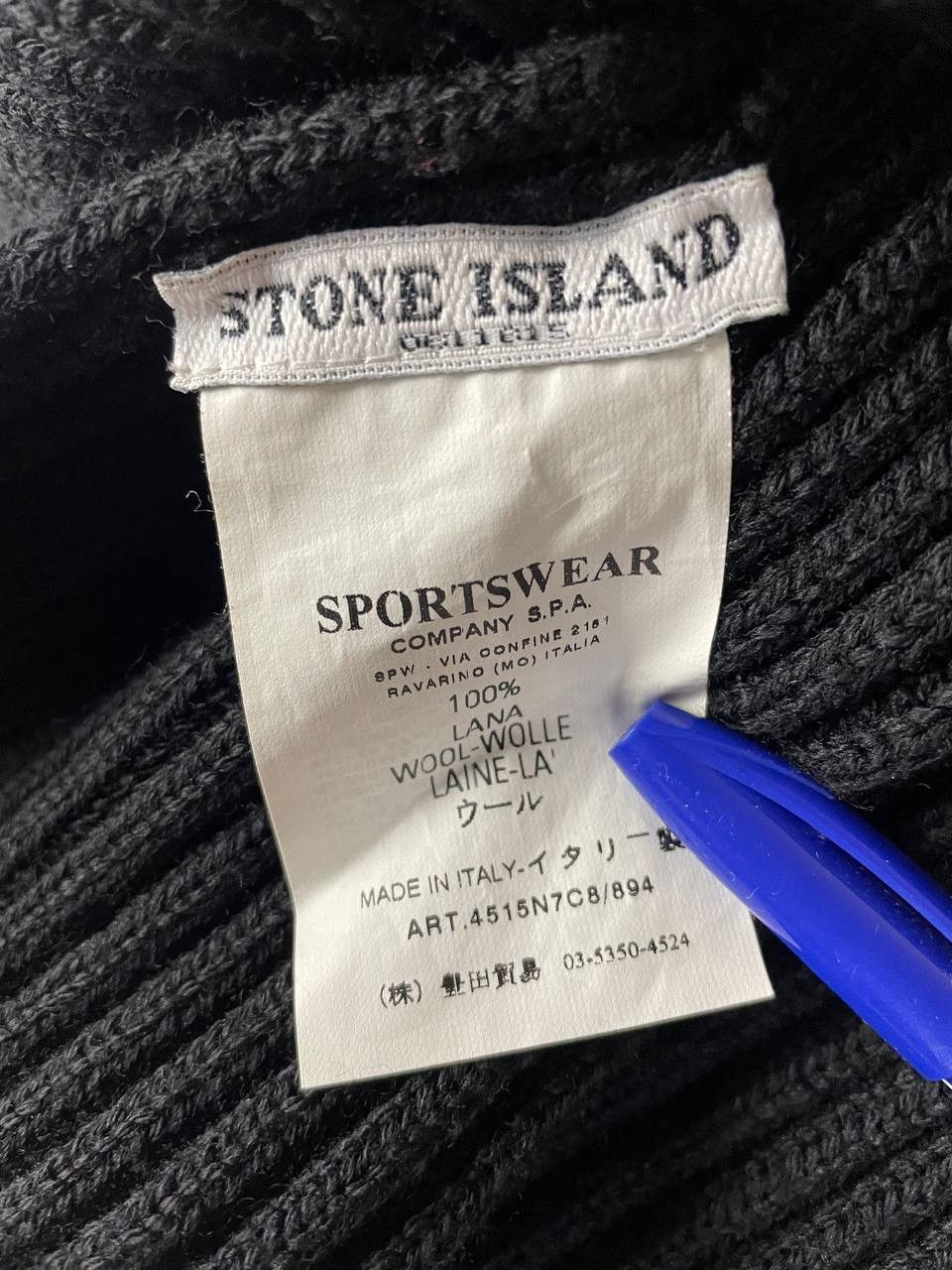 Stone Island Stone Island Scarf Wool Black Size ONE SIZE - 7 Thumbnail