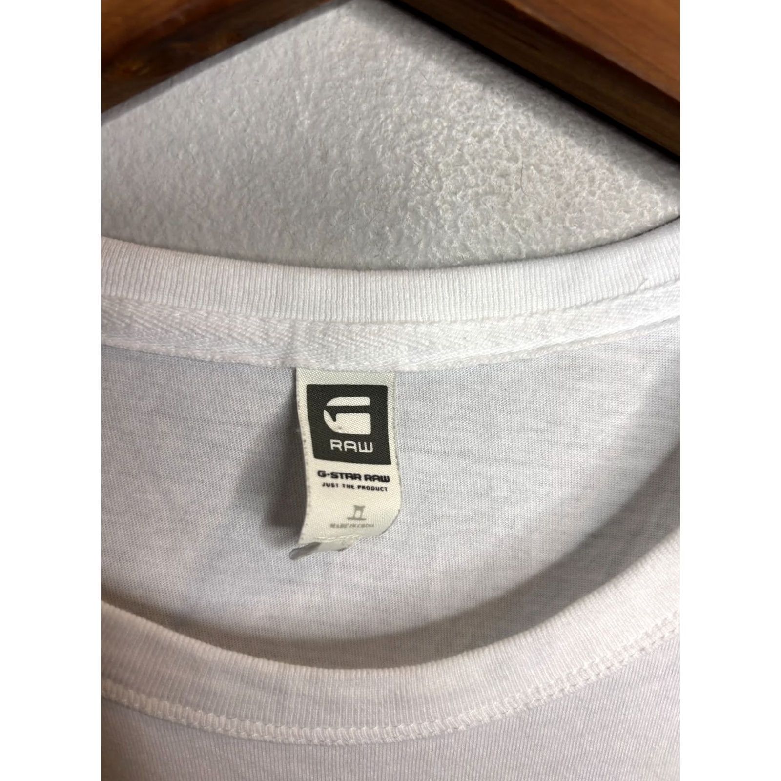 G-Star G-Star Raw T-Shirt Men's Size 2XL White 3301 Logo Spell Out Stars Size US XXL / EU 58 / 5 - 3 Thumbnail