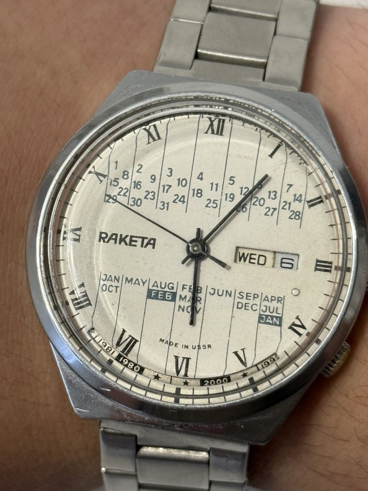 Vintage Vintage Raketa Watch USSR Export Europe Size ONE SIZE - 2 Thumbnail
