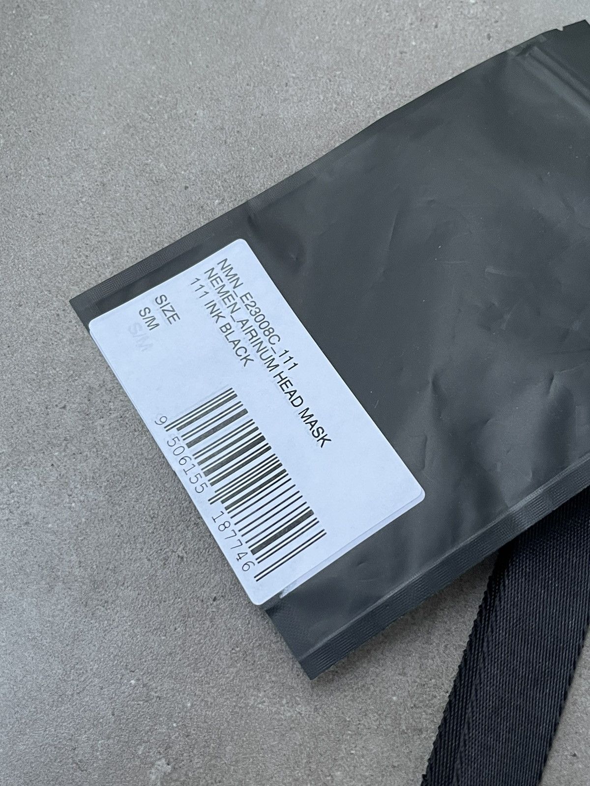 Nemen !DS! SS23 Nemen Airinum Black Head Mask Size ONE SIZE - 20 Thumbnail