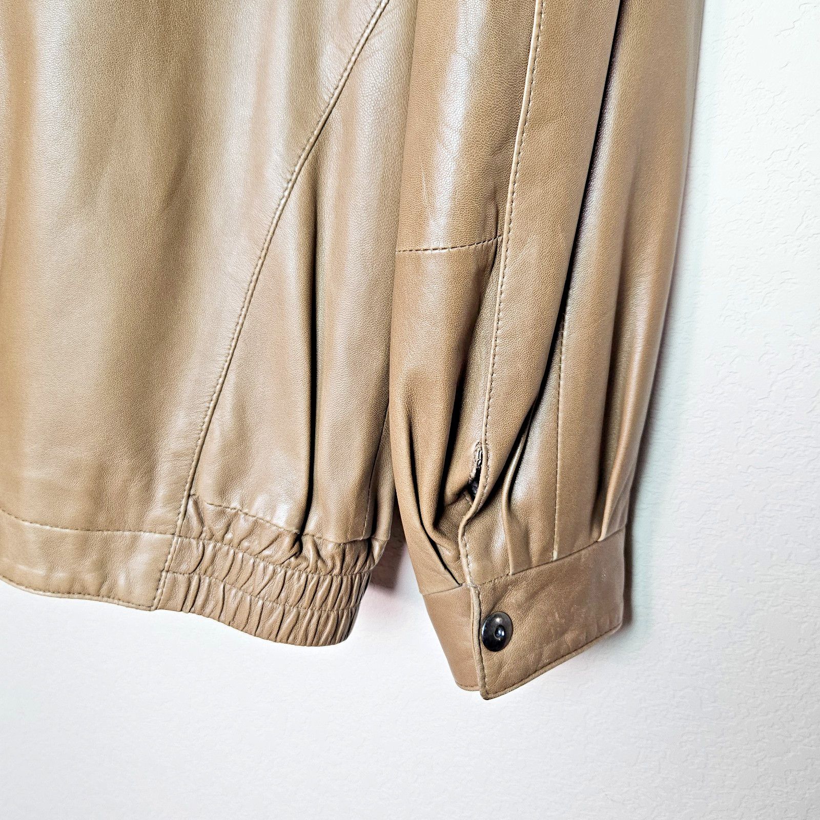 Remy Remy Leather Bomber Jacket Size US M / EU 48-50 / 2 - 8 Thumbnail