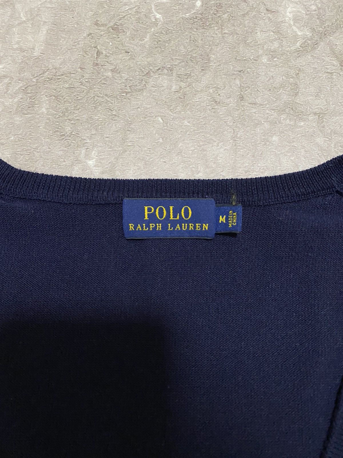 Polo Ralph Lauren Rare Y2K Polo Ralph Lauren V-Neck Nylon Sweater Retro Hype Size M / US 6-8 / IT 42-44 - 6 Thumbnail