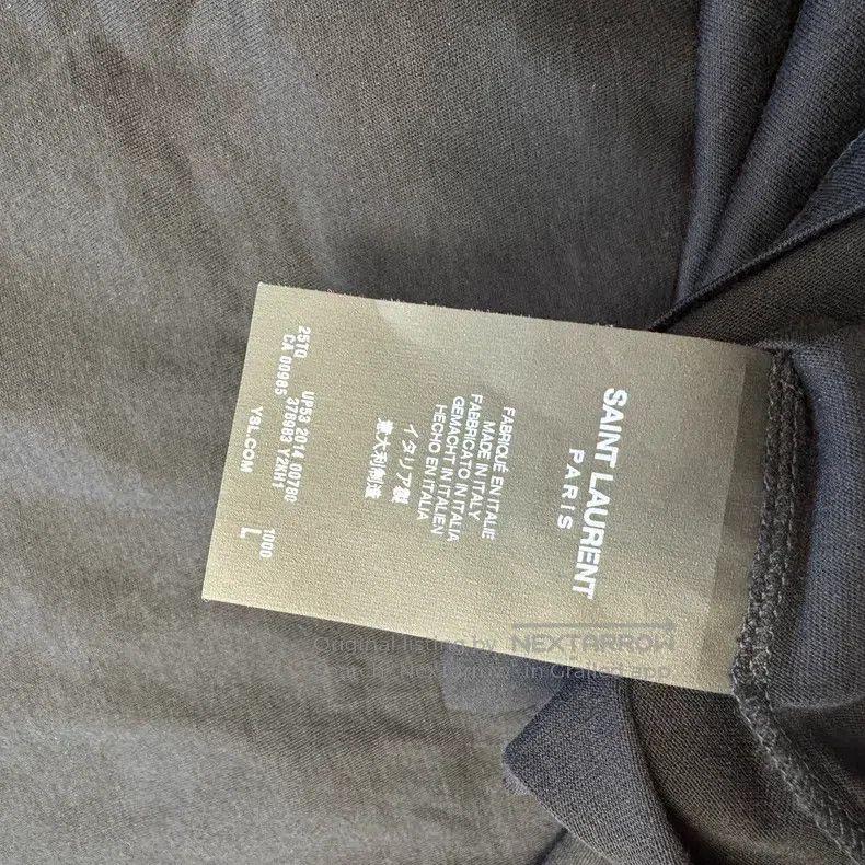 Saint Laurent Paris Saint Laurent Paris Blood tooth T-shirt Size US L / EU 52-54 / 3 - 5 Thumbnail