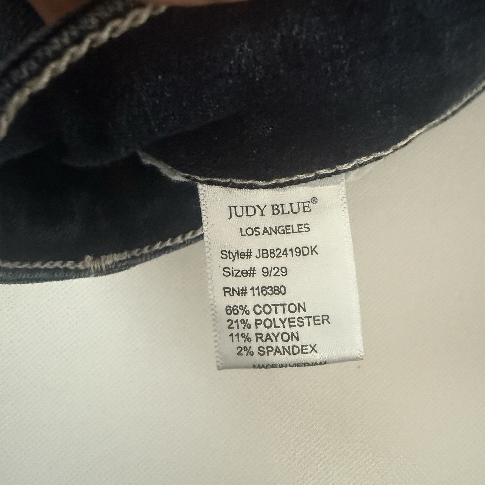 Judy Blue Judy Blue Skinny Fit Dark Wash Stretch Slim Casual Jeans Size 29" - 4 Thumbnail