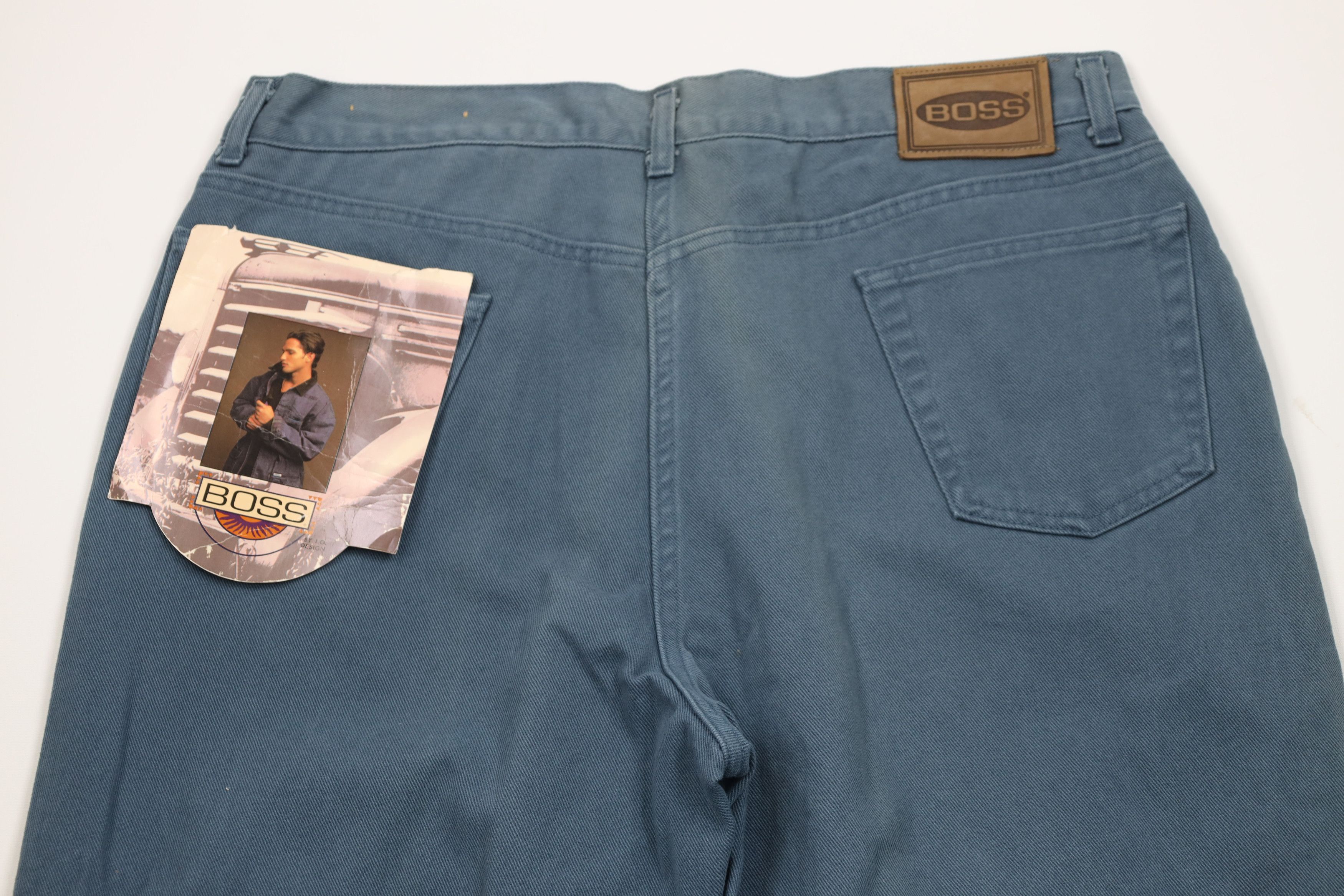 Vintage Deadstock Vintage 90s Boss Skateboard Jeans Teal Blue USA Size US 40 / EU 56 - 11 Thumbnail