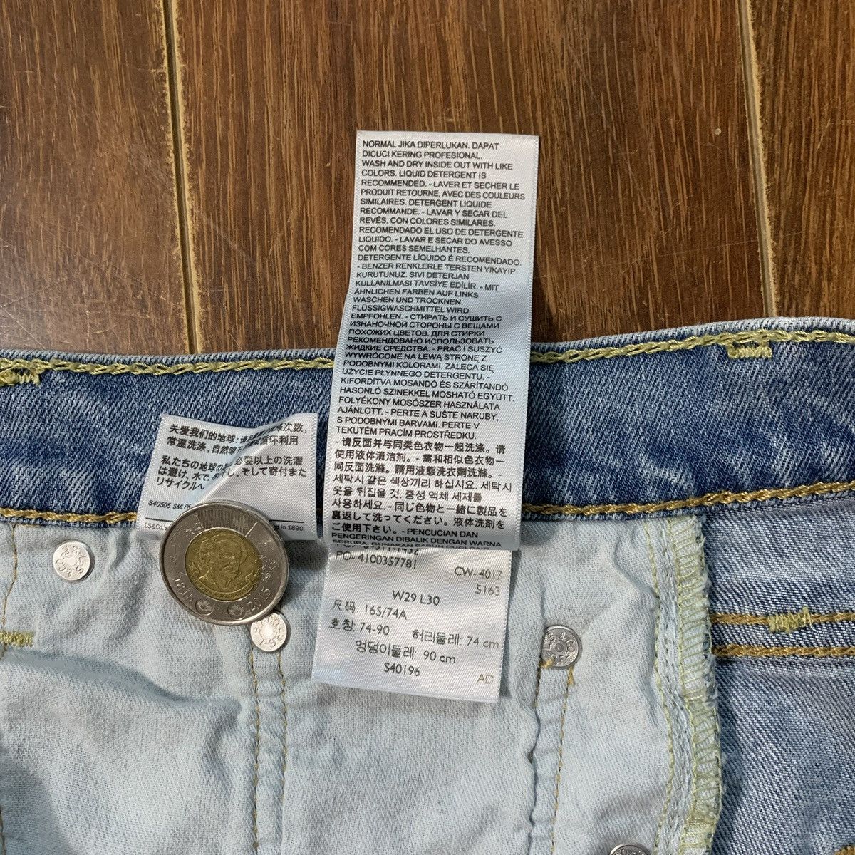 Levi's Levi’s 511 Slim Fit Light Wash Jeans 29x30 Size US 29 - 9 Thumbnail