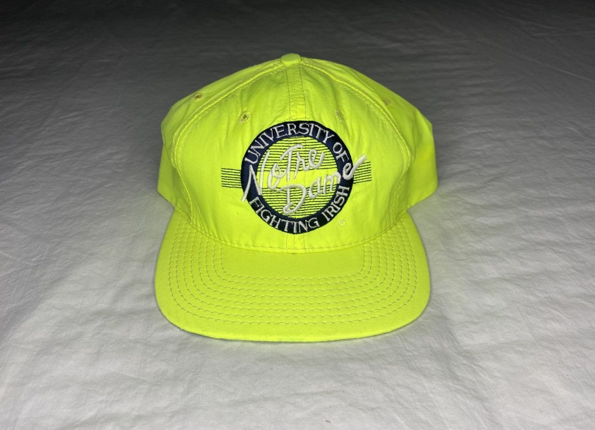 The Game VTG Notre Dame Hat Snapback Neon Fighting Irish College NCAA Size ONE SIZE - 1 Thumbnail