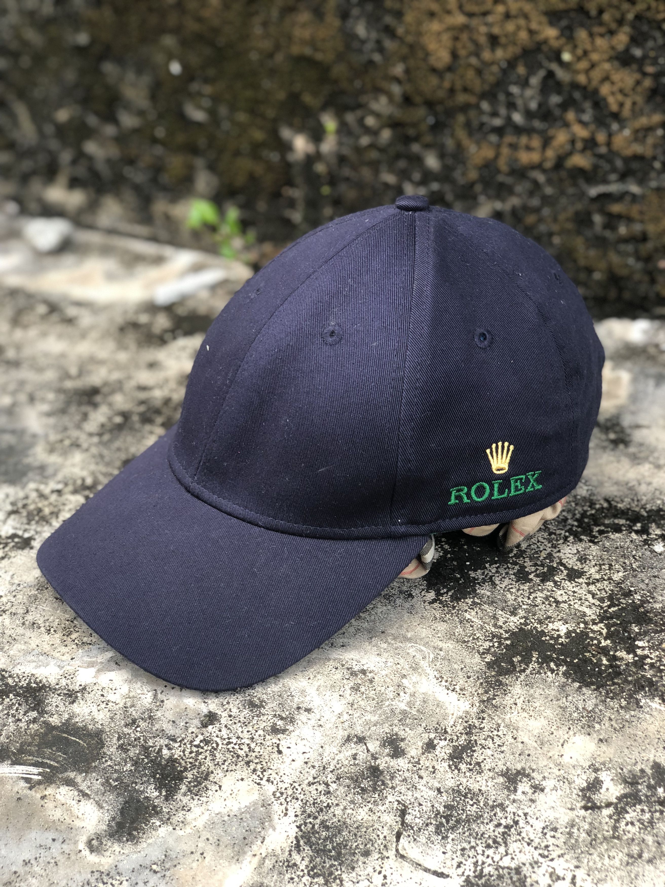 Vintage Vintage Rolex Logo Hats Embroidered Size ONE SIZE - 1 Thumbnail