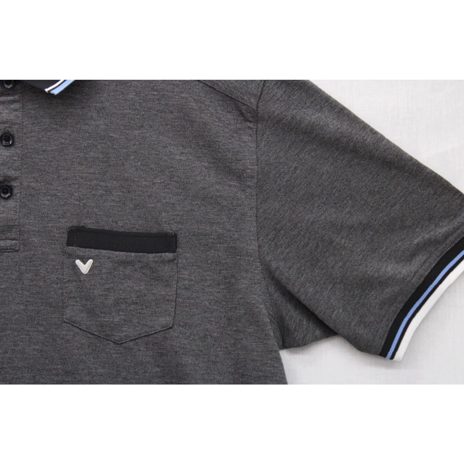 Callaway Callaway Golf Opti Dri Polo Shirt Men's L Gray Heather Short Sleeve Shirt Polo Mens Gray Opti Dri Casual Golf Polo Size US L / EU 52-54 / 3 - 2 Thumbnail