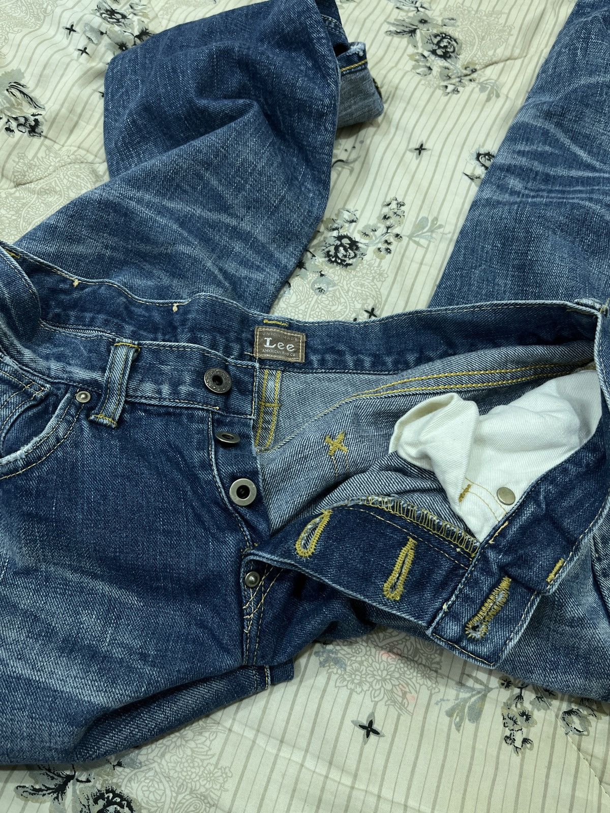 Lee 🔥🔥🔥ARCHIVE LEE SELVEDGE DENIM Size US 30 / EU 46 - 11 Thumbnail