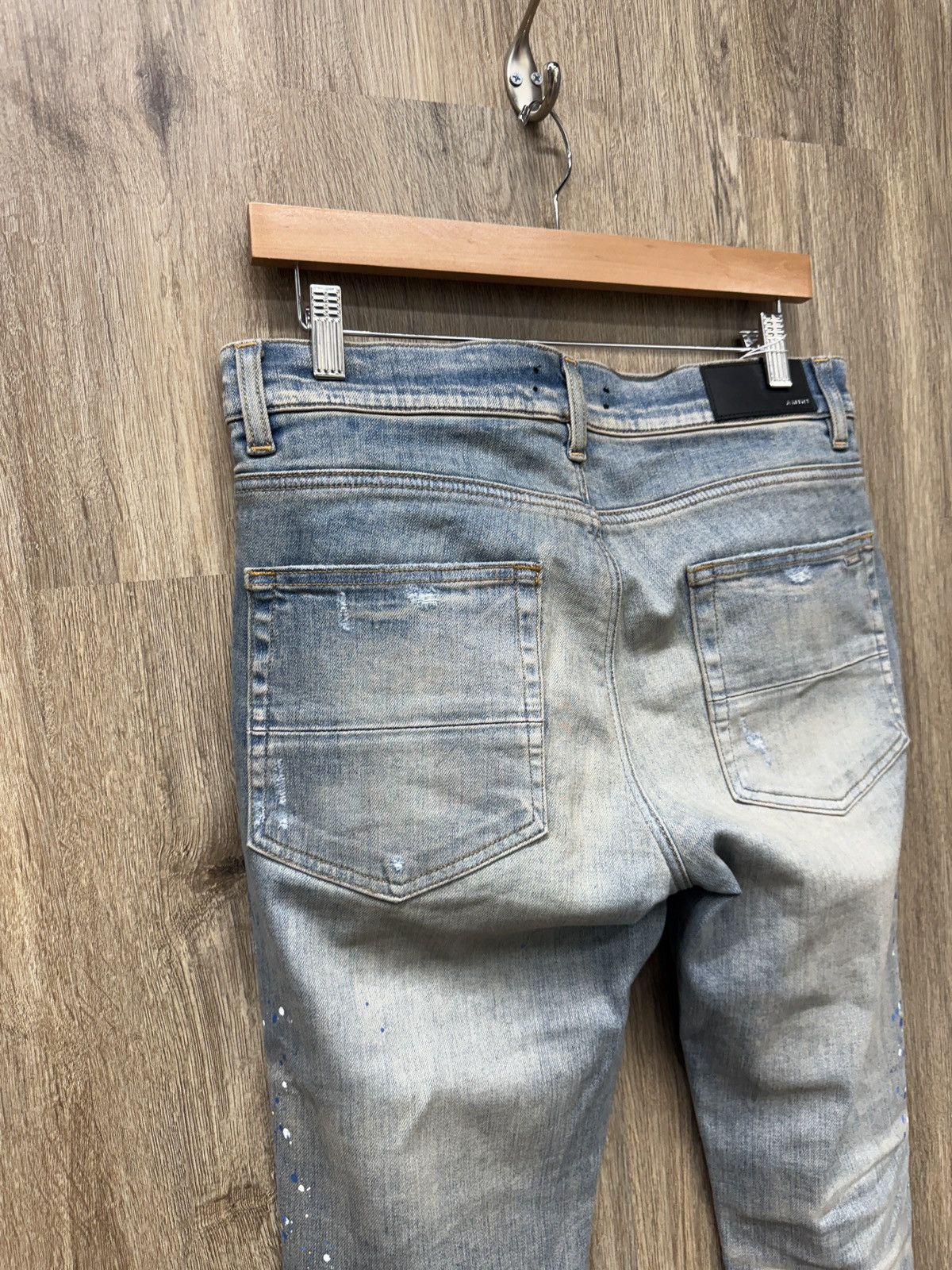 Amiri Mike Amiri Paint Crystals Jeans Size US 31 - 10 Thumbnail