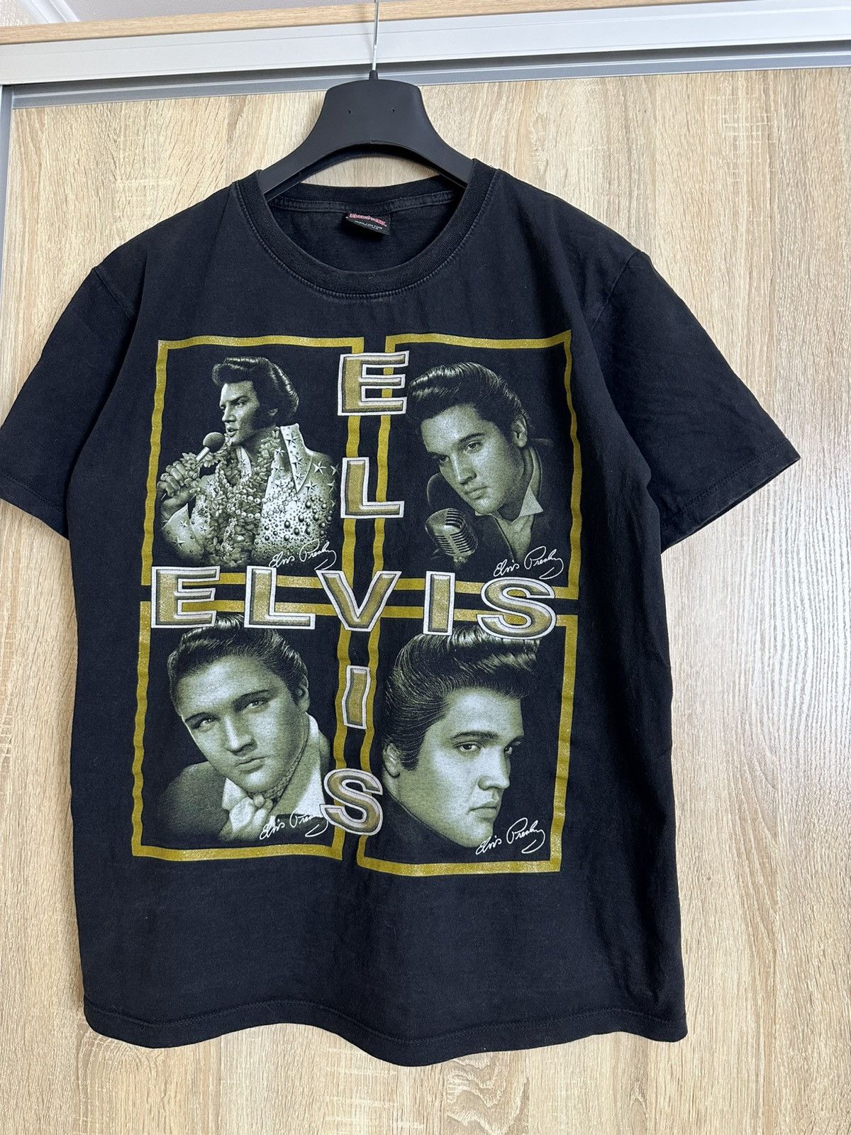 Band Tees 🔥 Elvis Presley Double Side Logo T Shirt Rock Tees Vintage Size US L / EU 52-54 / 3 - 2 Thumbnail