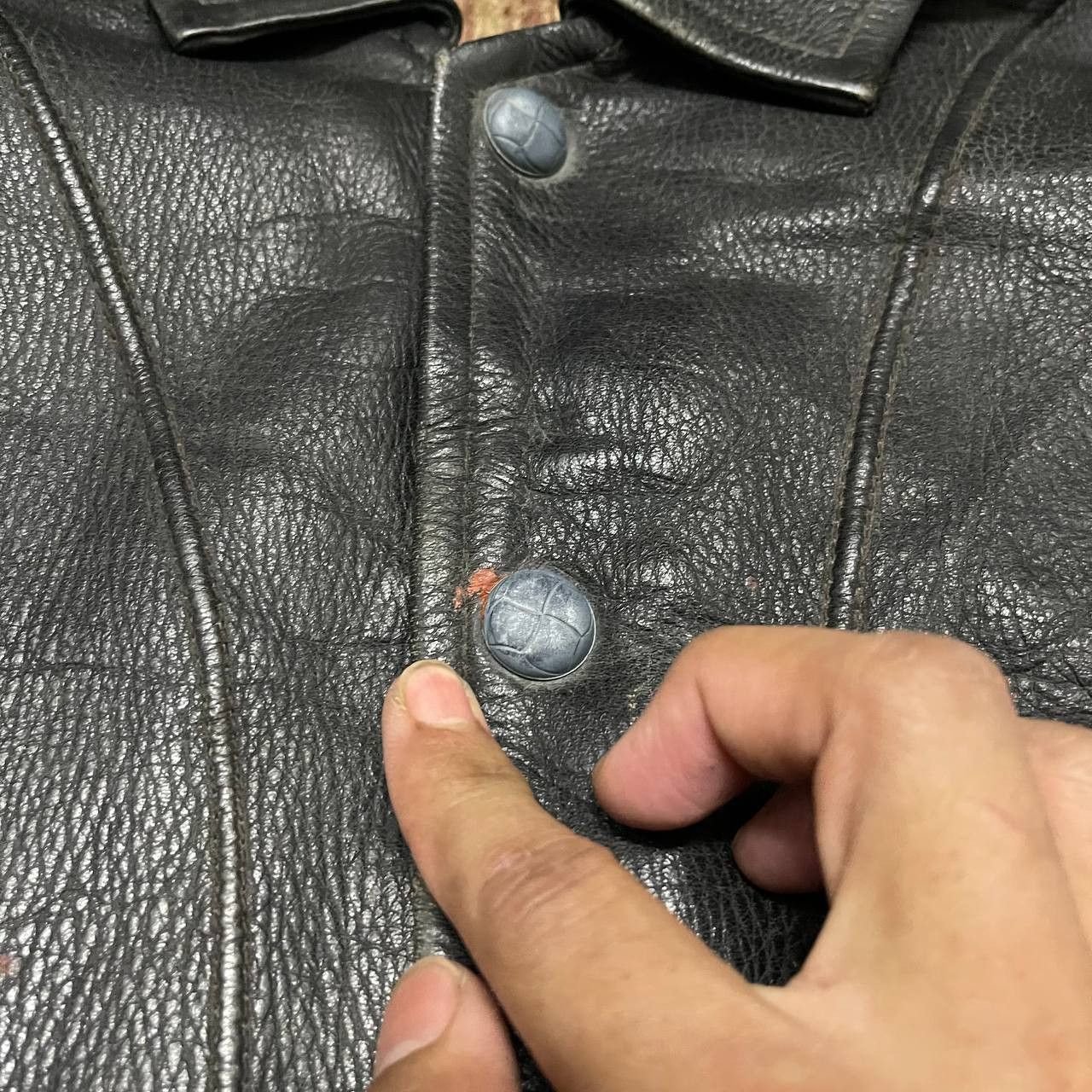 Japanese Brand Vintage King City Leather Jacket Size US M / EU 48-50 / 2 - 6 Thumbnail