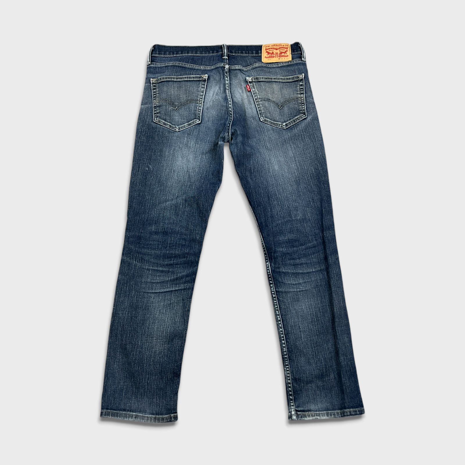 Levi's × Vintage Levi's 511 Jeans 34x28 Slim Fit Dark Wash Faded Denim Pants Size US 34 / EU 50 - 5 Thumbnail