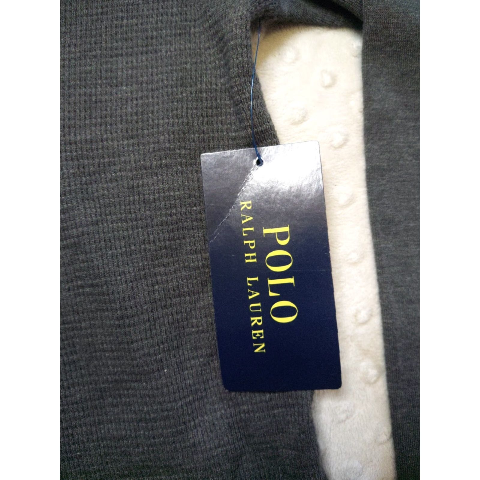 Polo Ralph Lauren Polo Ralph Lauren Dark Gray Knit Thermal Crew Neck Long Sleeve Top Mens 2XL NEW Size US XXL / EU 58 / 5 - 5 Thumbnail